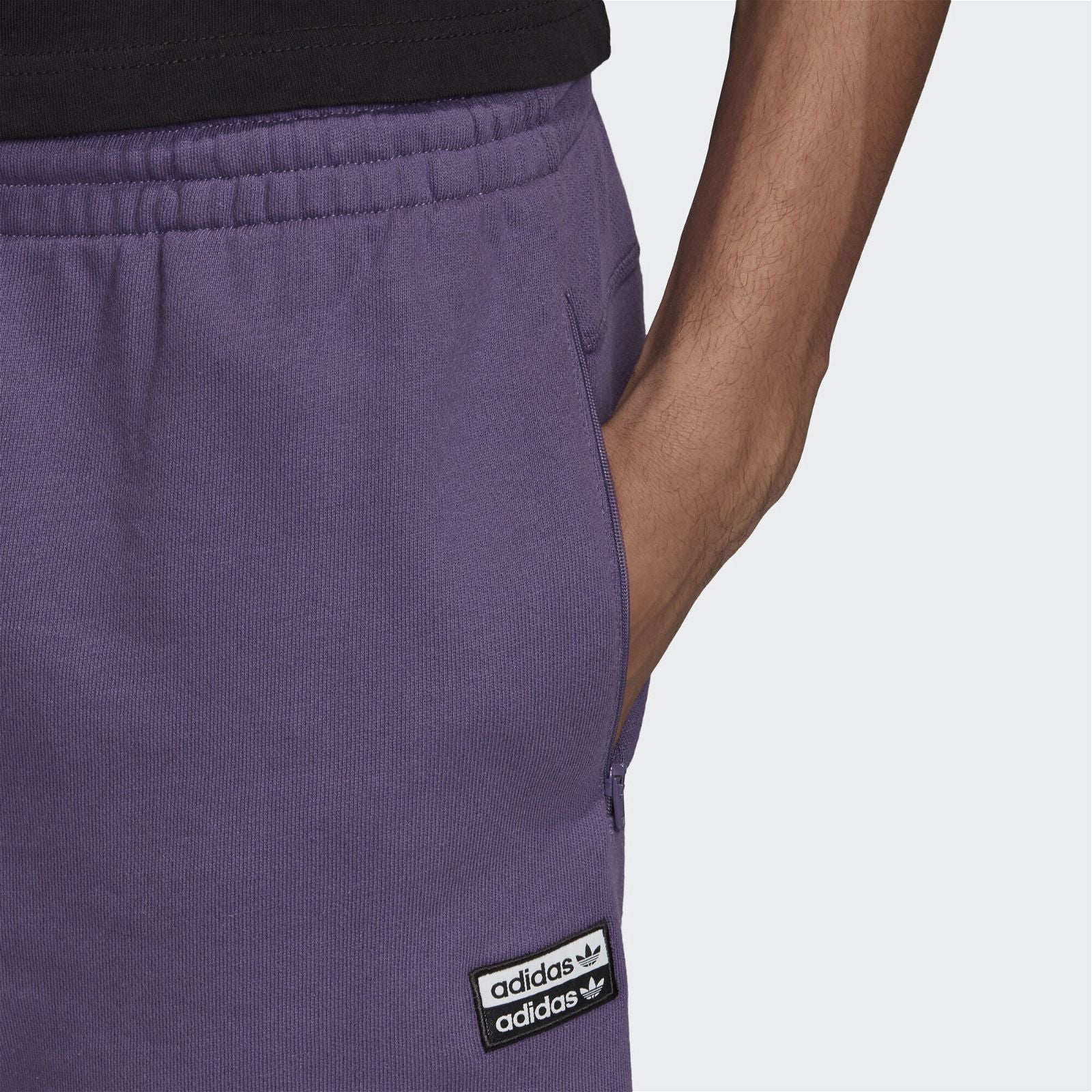 adidas Originals R.Y.V. Sweat Shorts - Purple - Image 4