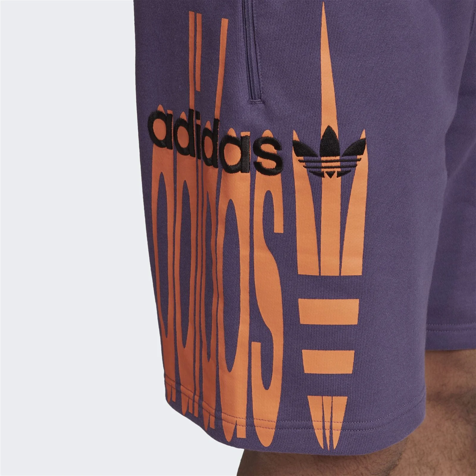 adidas Originals R.Y.V. Sweat Shorts - Purple - Image 5
