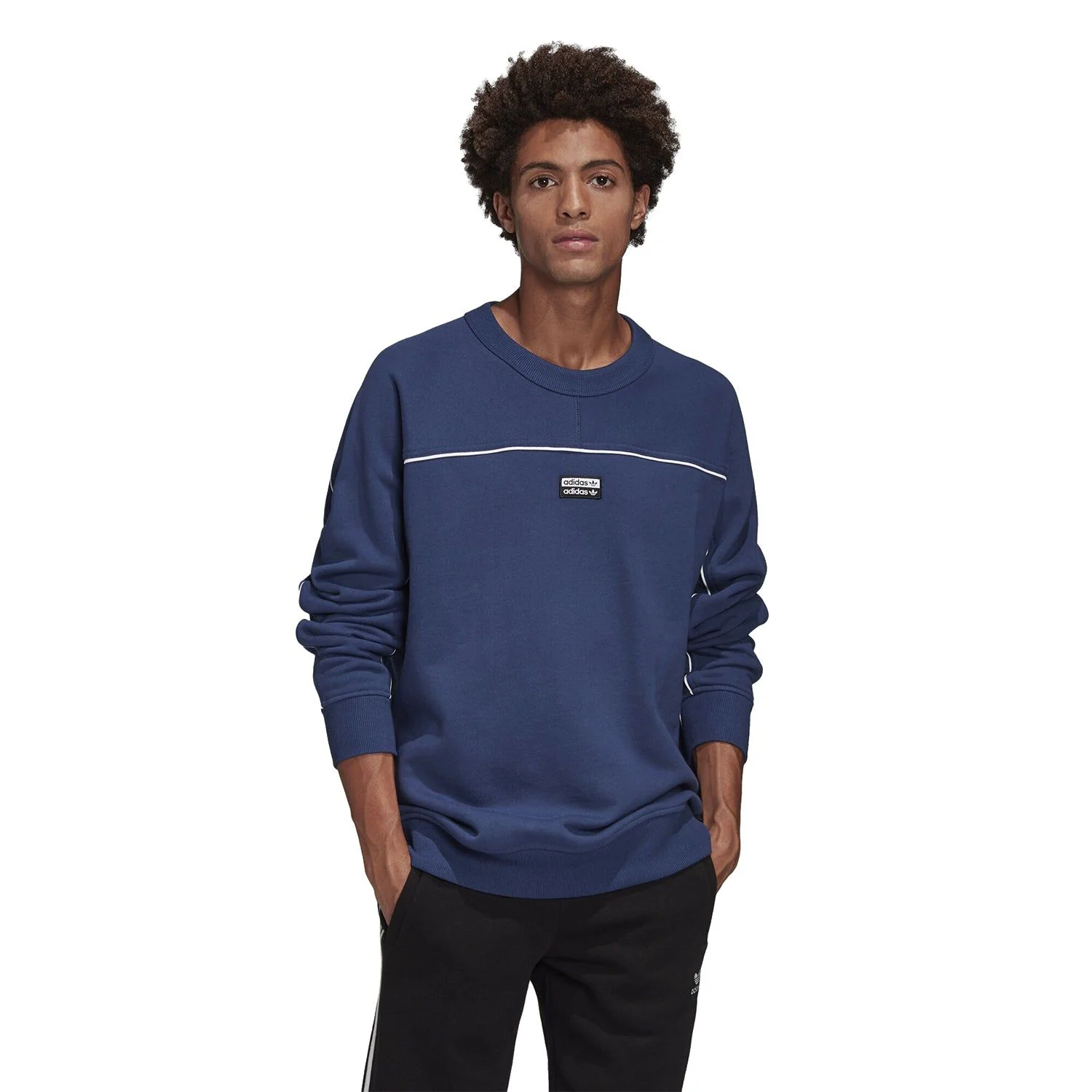 adidas Originals R.Y.V. Sweatshirt - Navy - Image 3