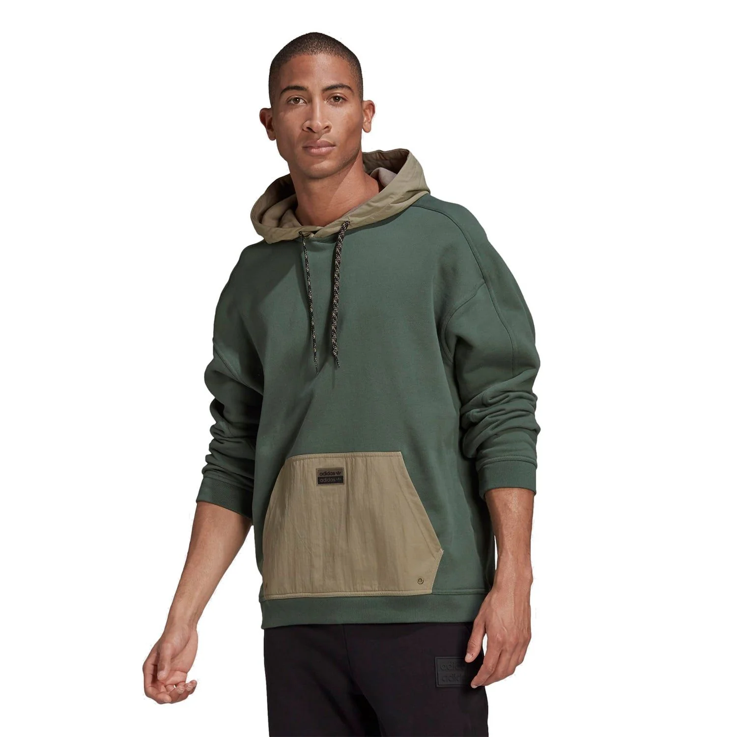 adidas Originals R.Y.V. Utility Hoodie - Green - Image 2