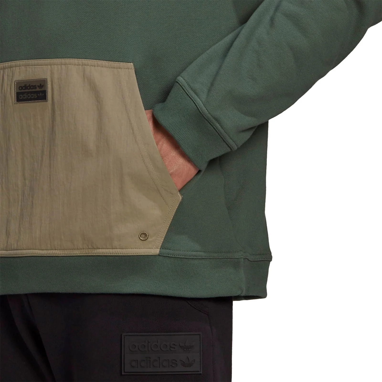 adidas Originals R.Y.V. Utility Hoodie - Green - Image 4