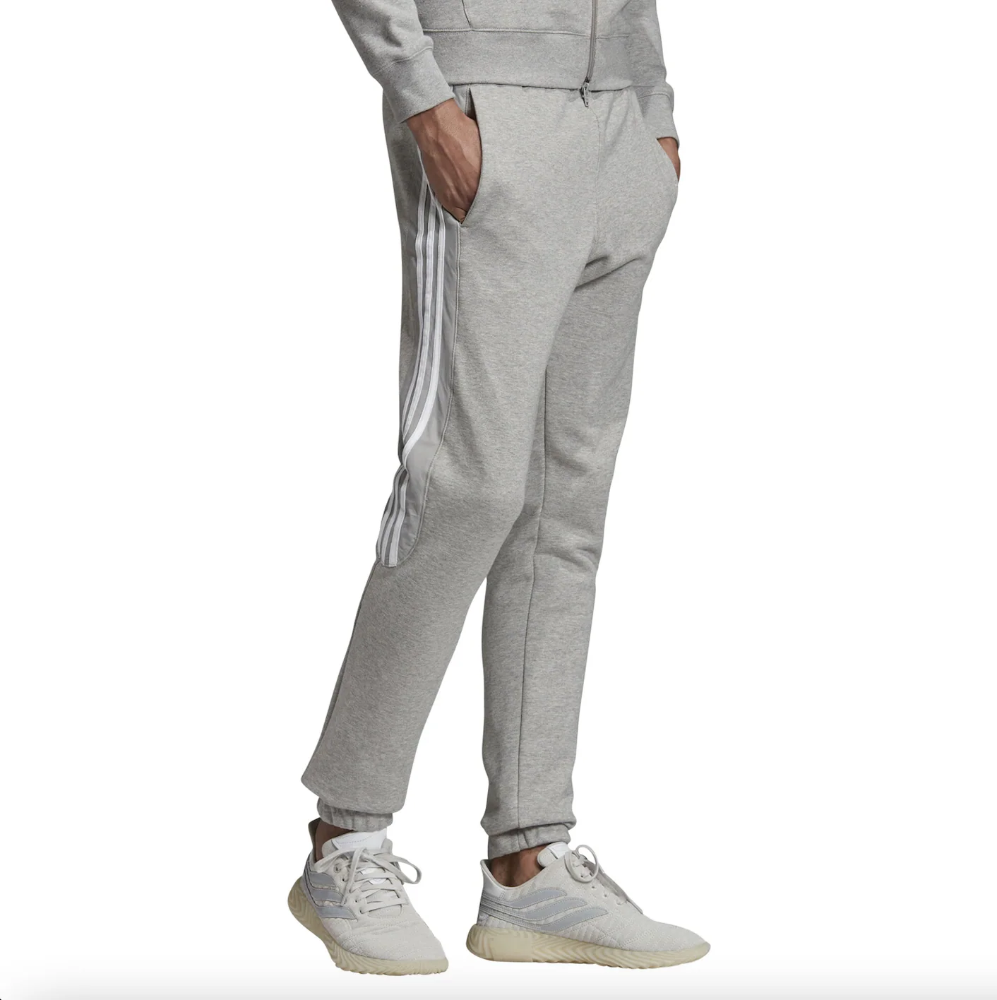 adidas Originals Radkin Track Sweat Pants - Grey - Image 3