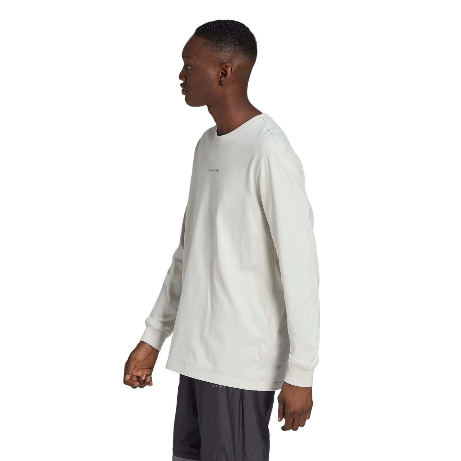 adidas Originals Reclaim Logo Long Sleeve T-Shirt - Orbit Grey - Image 6