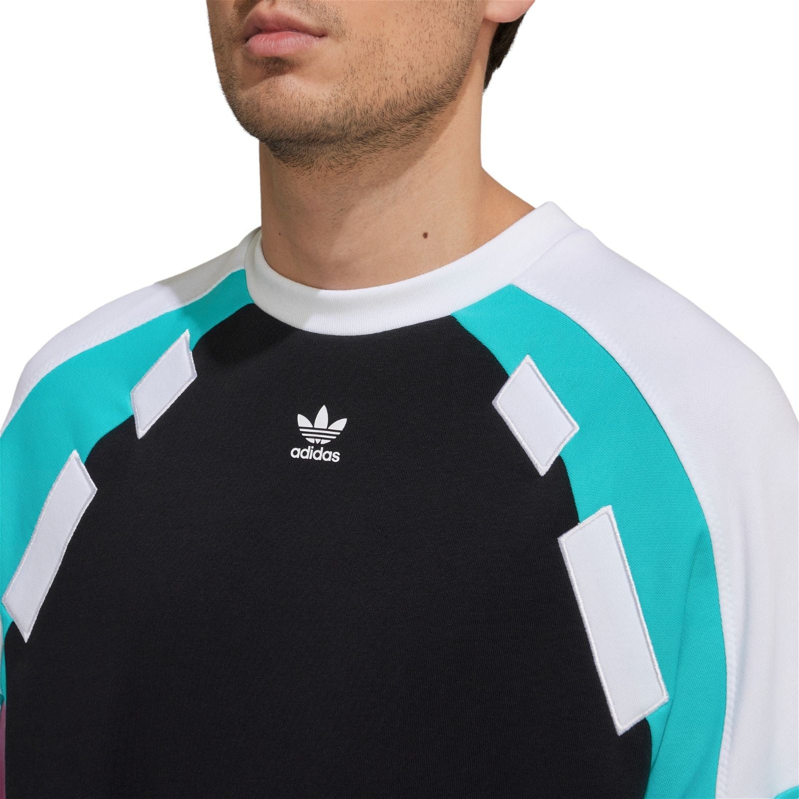 adidas Originals Retro Crew Sweatshirt (Gender Neutral) - Black - Image 6