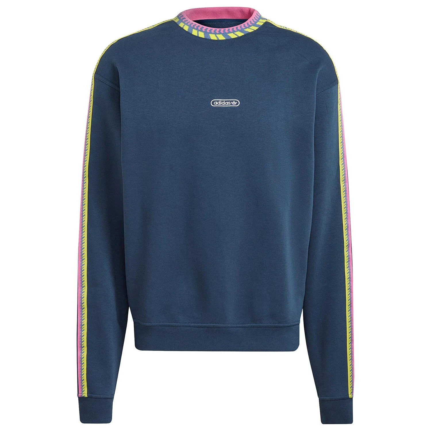 adidas Originals Rib Detail Crew Sweat Crew - Navy