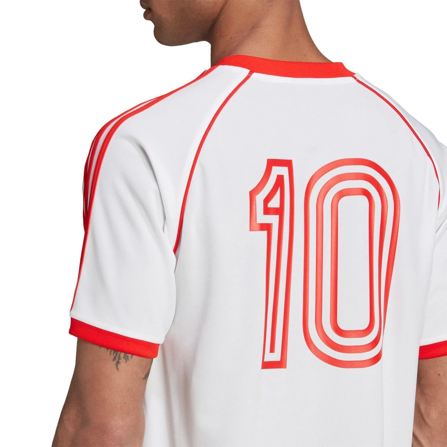 adidas Originals River Plate 85 Retro Jersey - White - Image 3