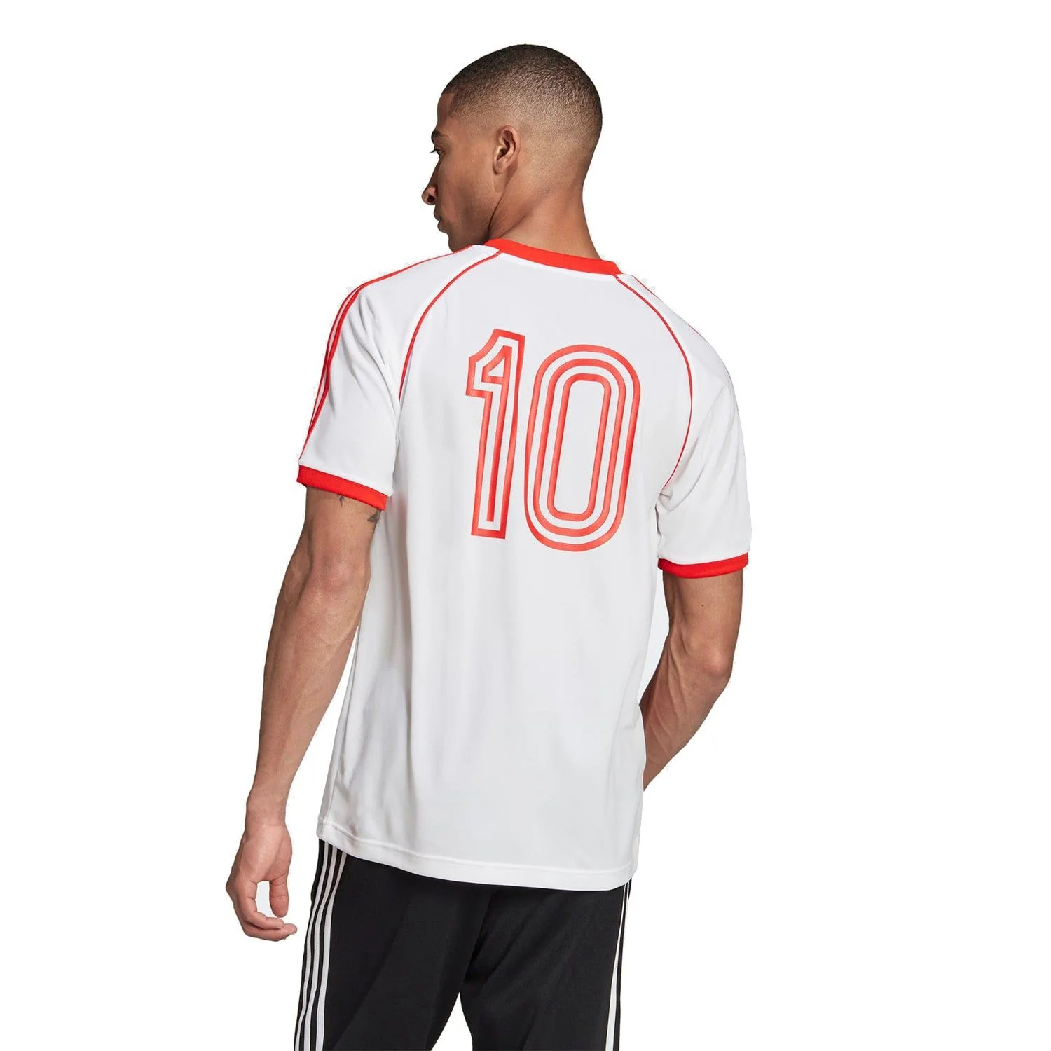 adidas Originals River Plate 85 Retro Jersey - White - Image 5