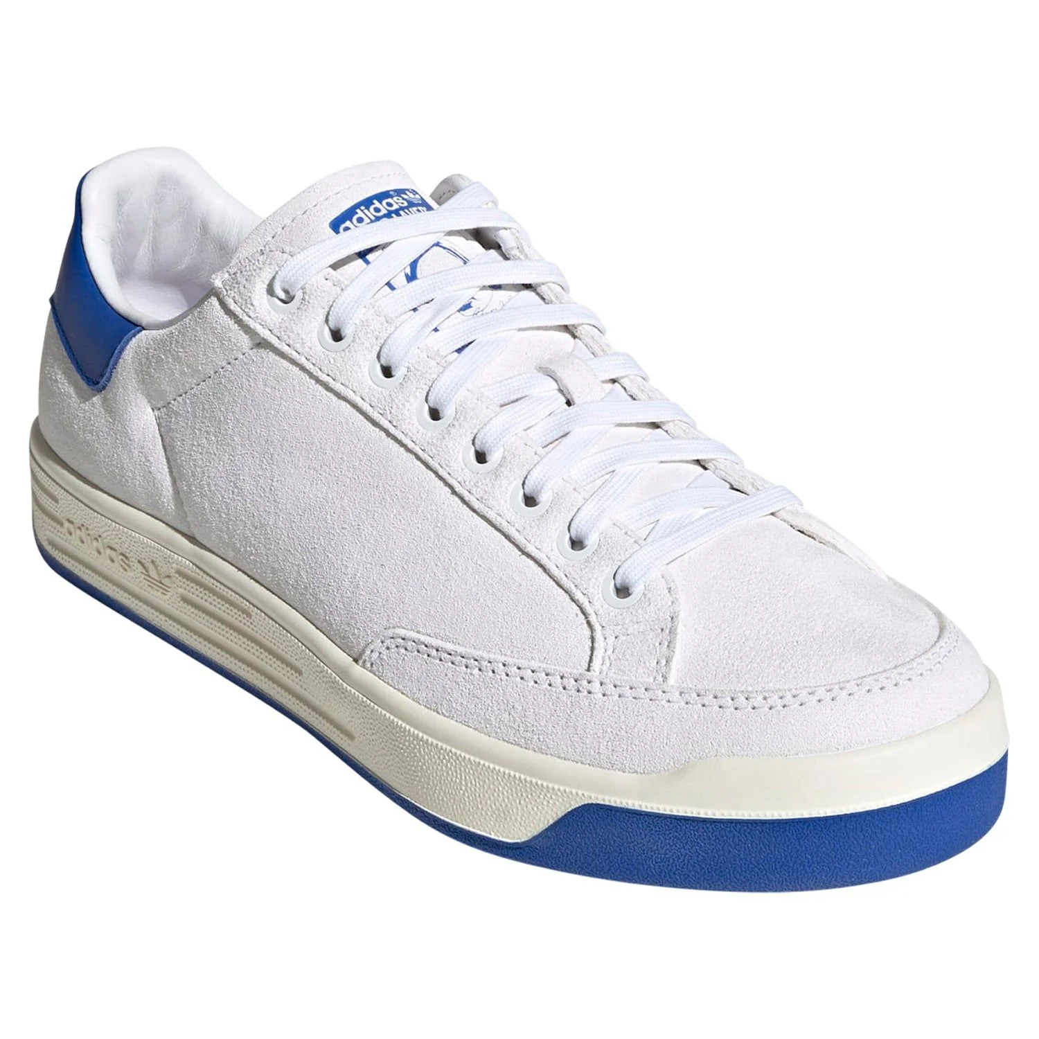adidas Originals Rod Laver Shoes - White/Blue - Image 2