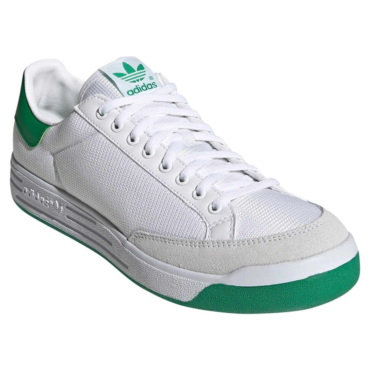 adidas Originals Rod Laver Shoes - White & Green - Image 2