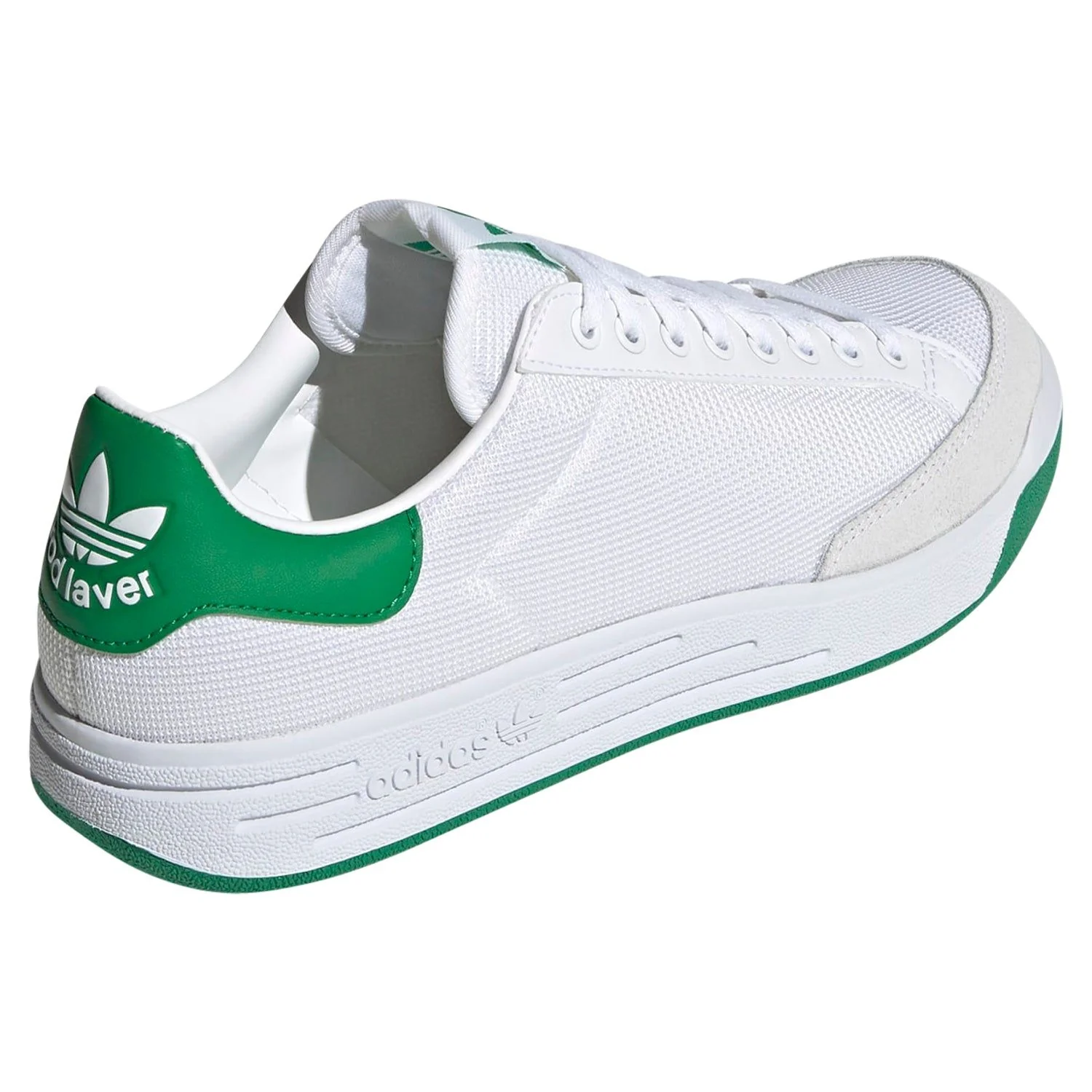 adidas Originals Rod Laver Shoes - White & Green - Image 3