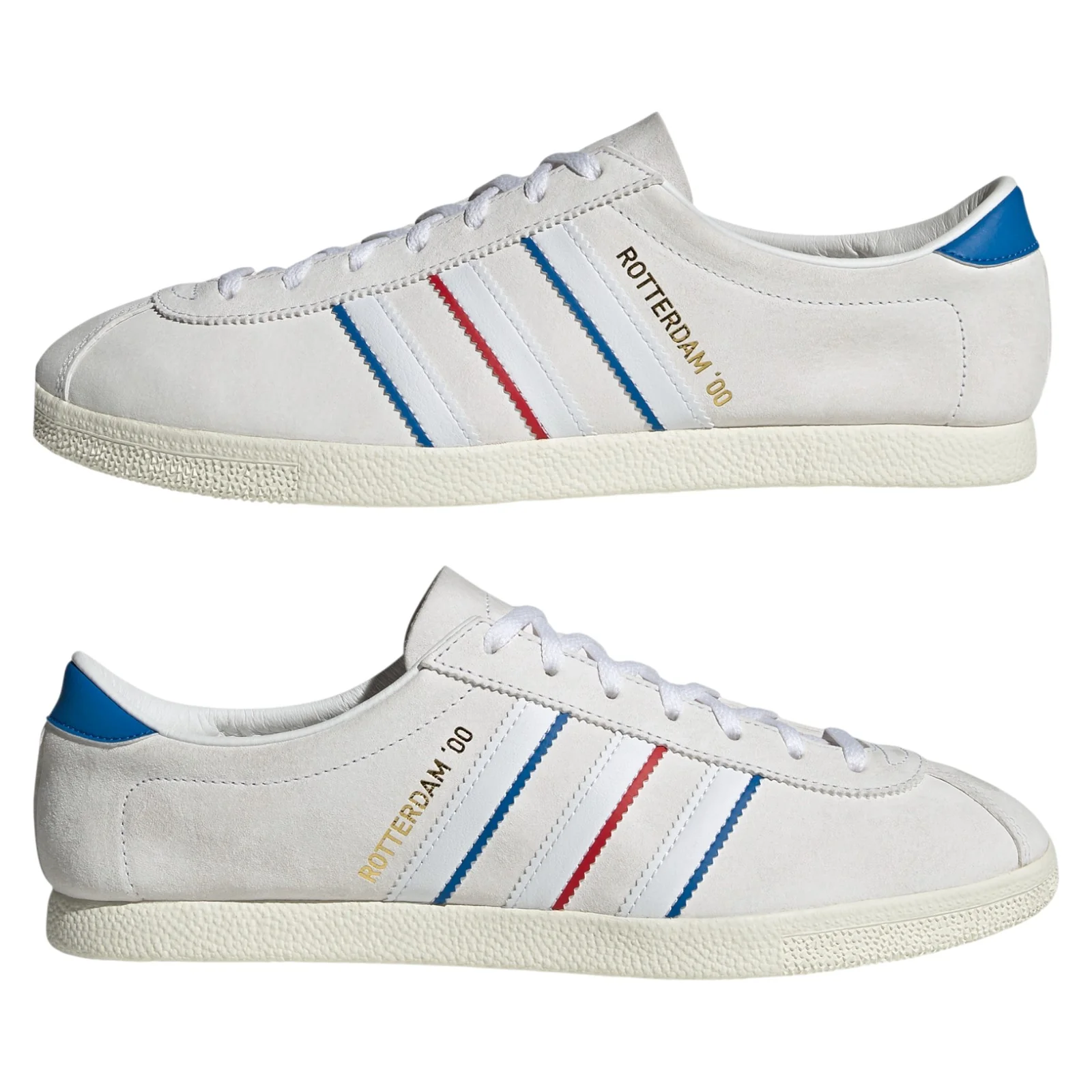 adidas Originals Rotterdam 00 Shoes - Cloud White / Blue Bird - Image 9
