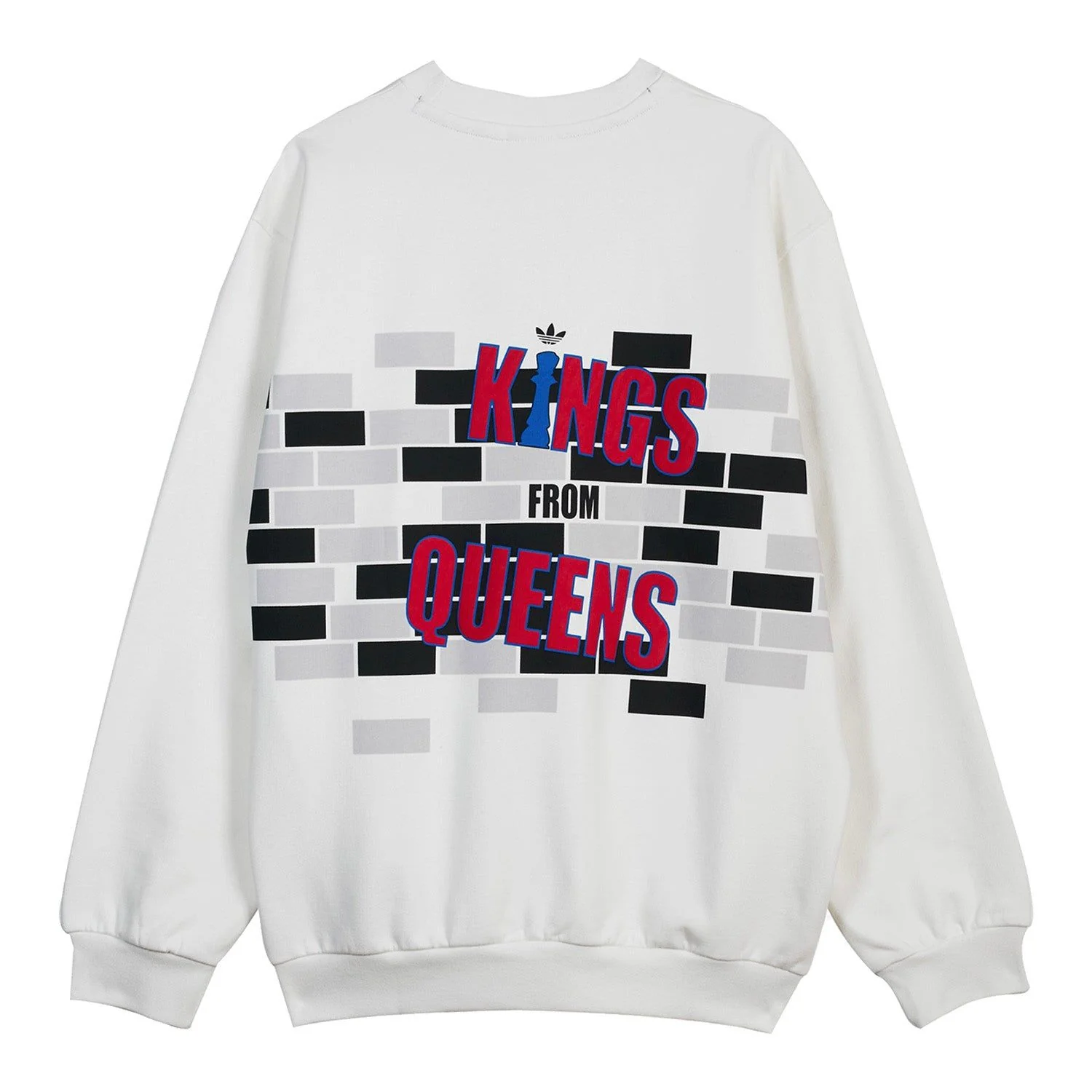 adidas Originals RUN DMC Crew Neck Sweatshirt - White - Image 2