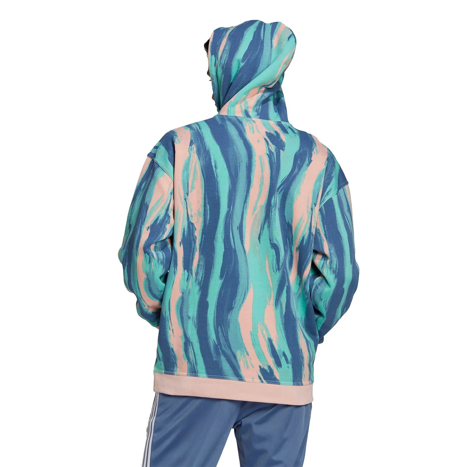 adidas Originals RYV Tie Dye Marbled Hoodie - Multi - Image 3