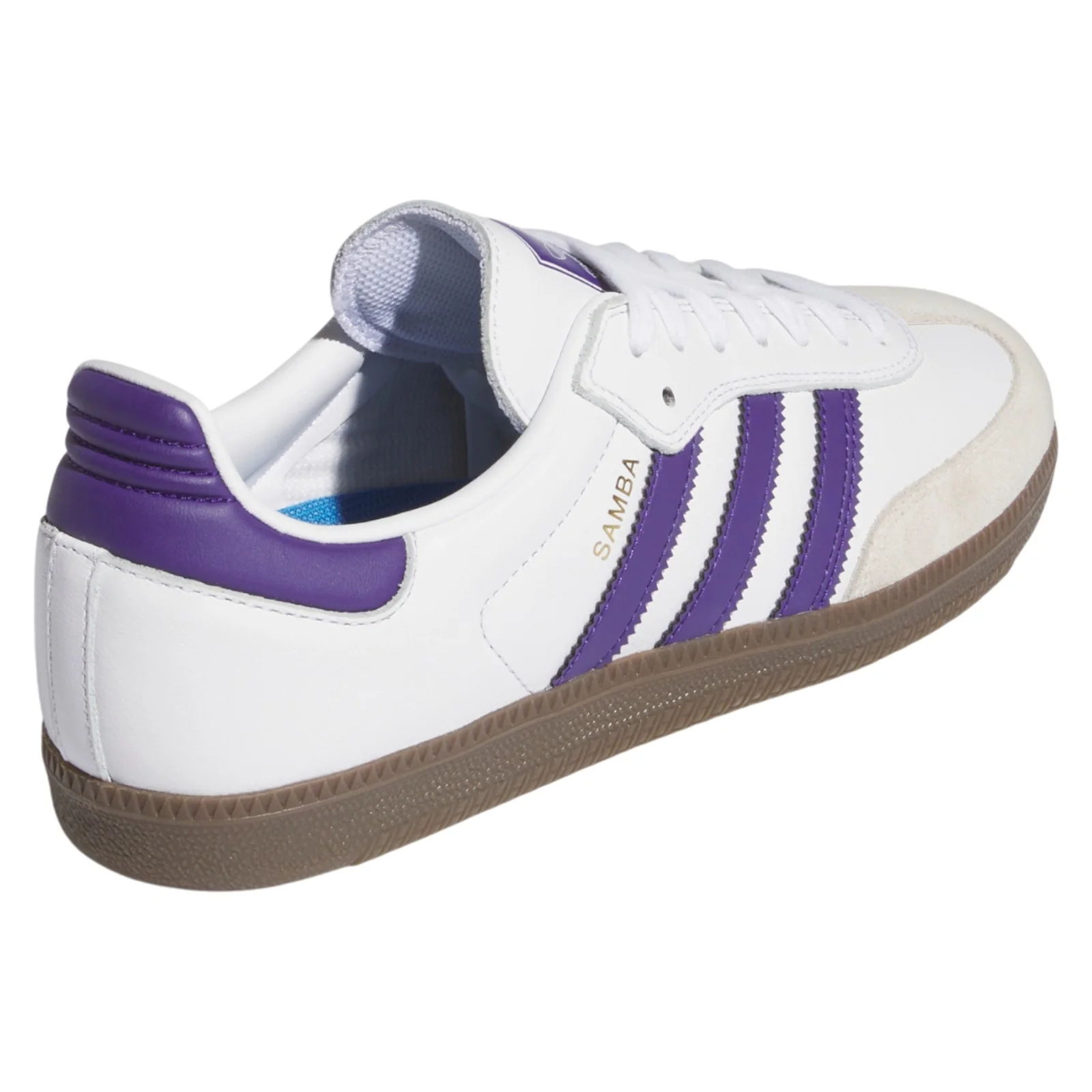 adidas Originals Samba ADV Shoes - Cloud White / Collegiate Purple - Image 3