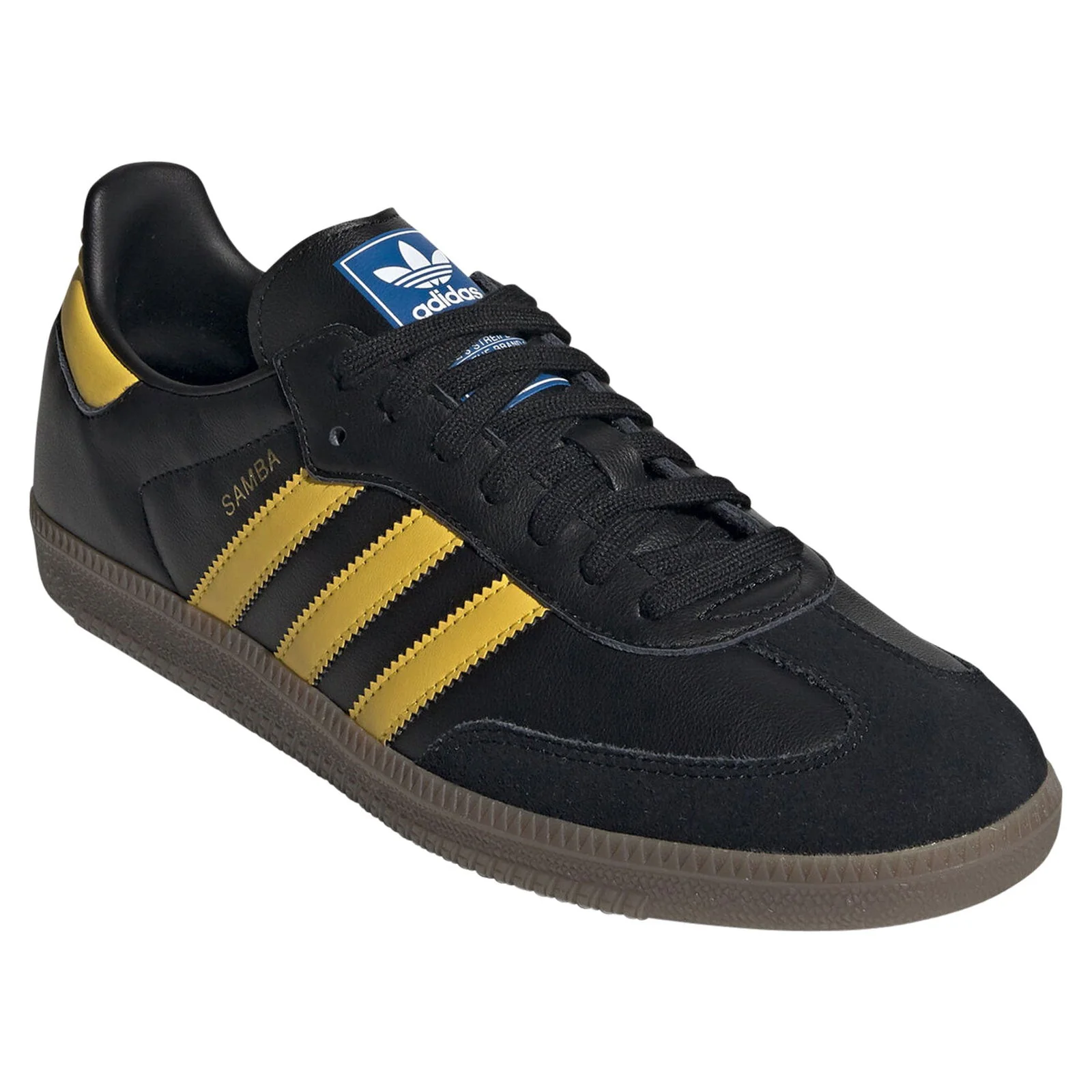 adidas Originals Samba OG Shoes - Black & Yellow - Image 2