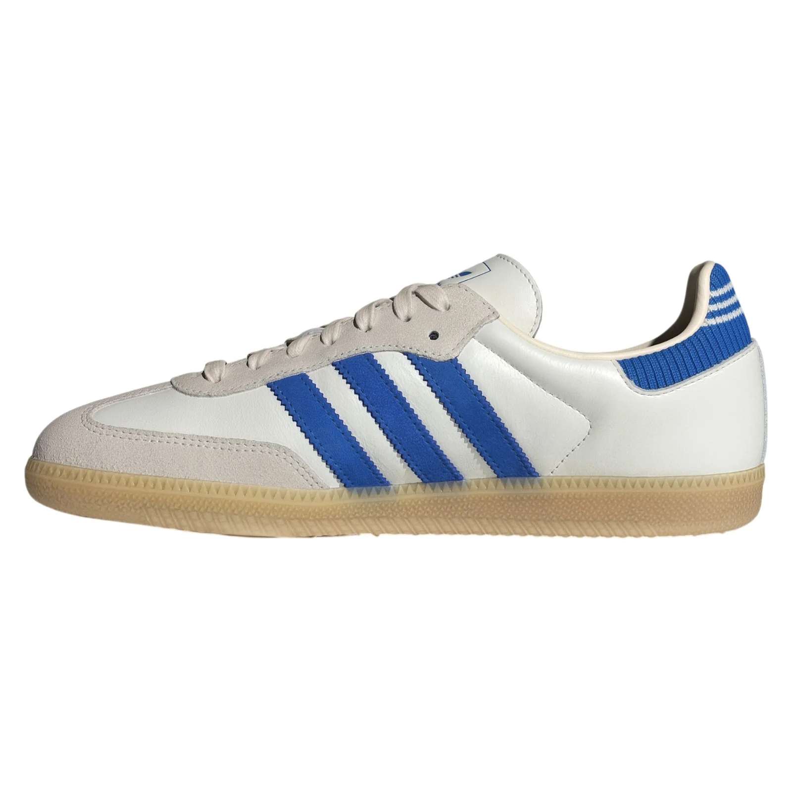 adidas Originals Samba OG Shoes - Cloud White / Blue / Gum - Image 8