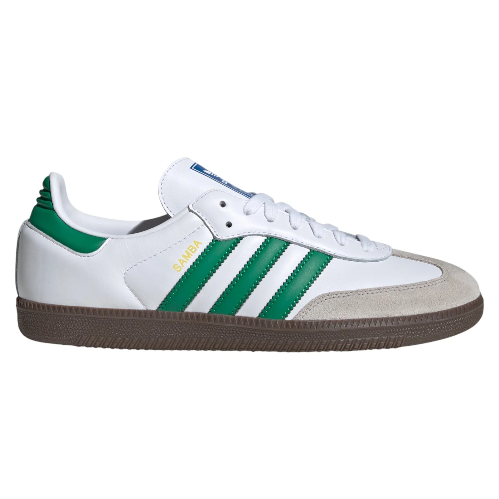 adidas Originals Samba OG Shoes - Cloud White / Green