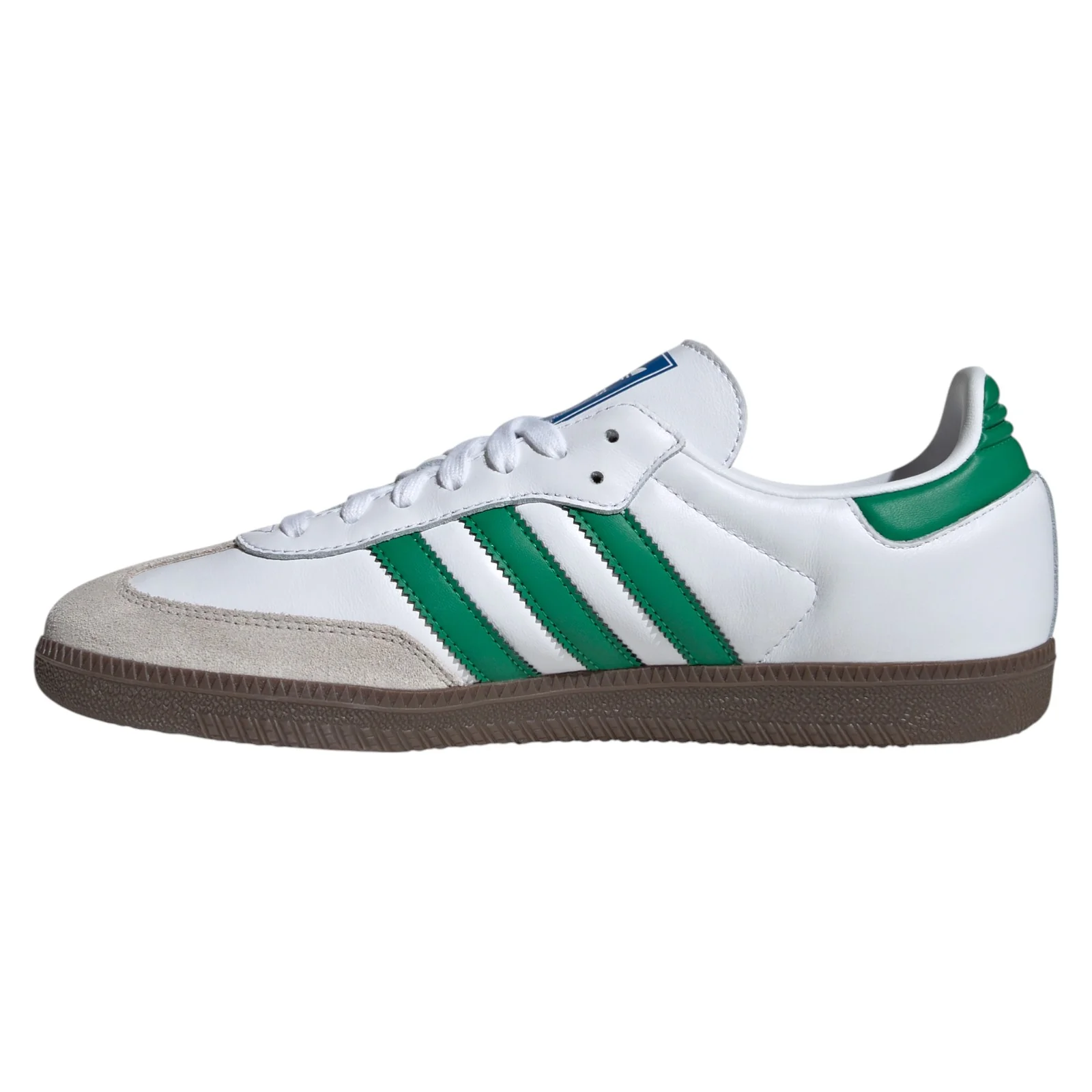 adidas Originals Samba OG Shoes - Cloud White / Green - Image 8
