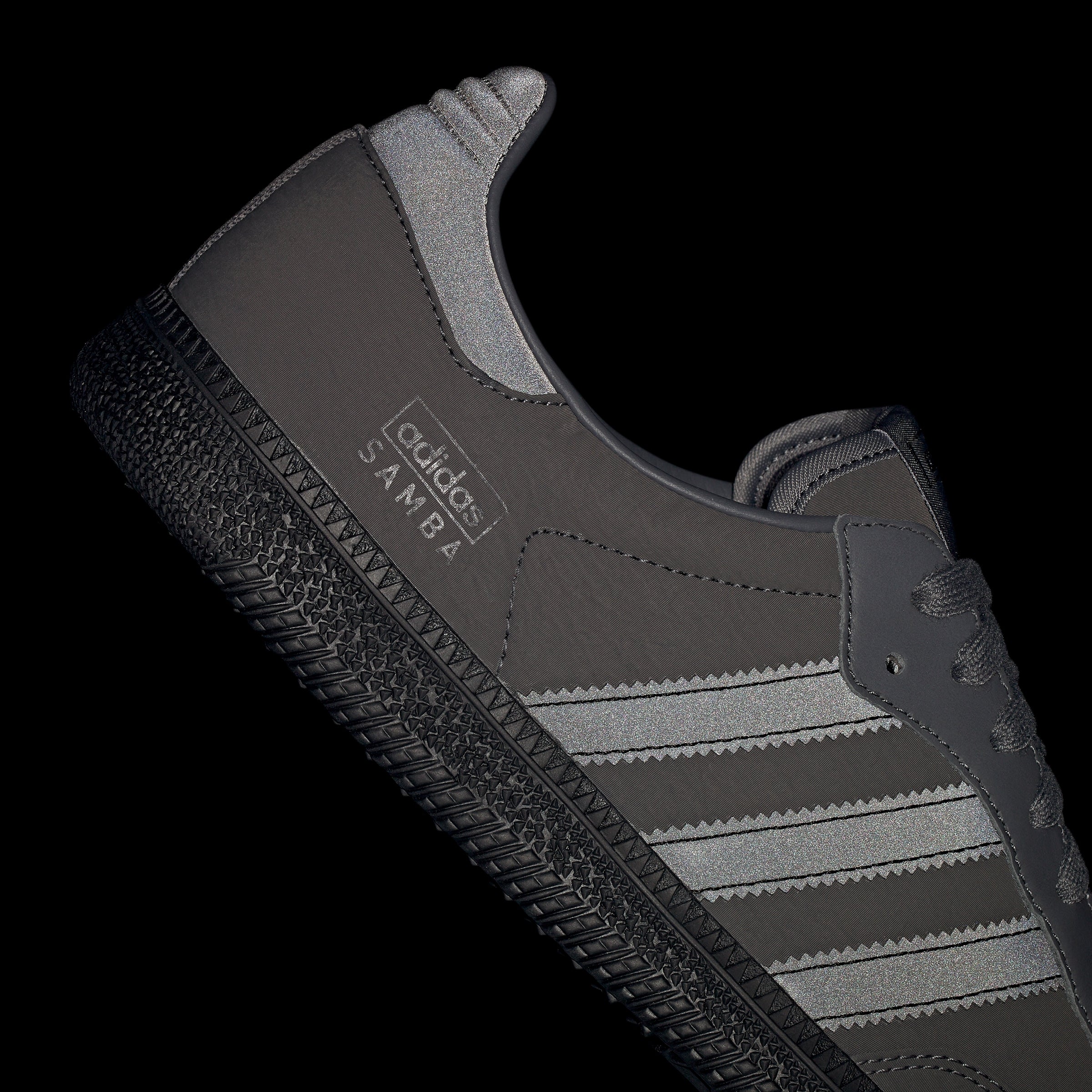 adidas Originals Samba OG Shoes - Grey Five / Core Black - Image 10