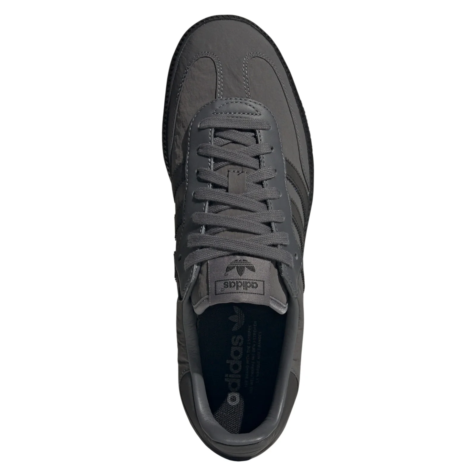 adidas Originals Samba OG Shoes - Grey Five / Core Black - Image 7