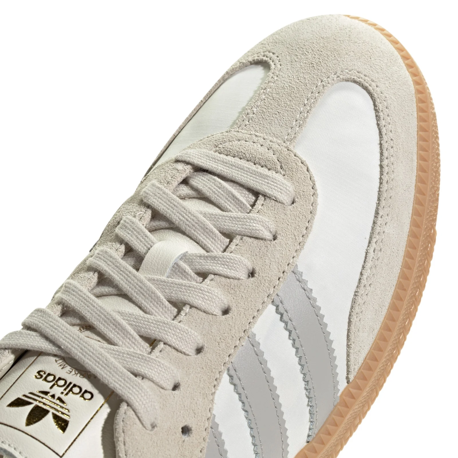 adidas Originals Samba OG Shoes - Off White / Grey Two - Image 4