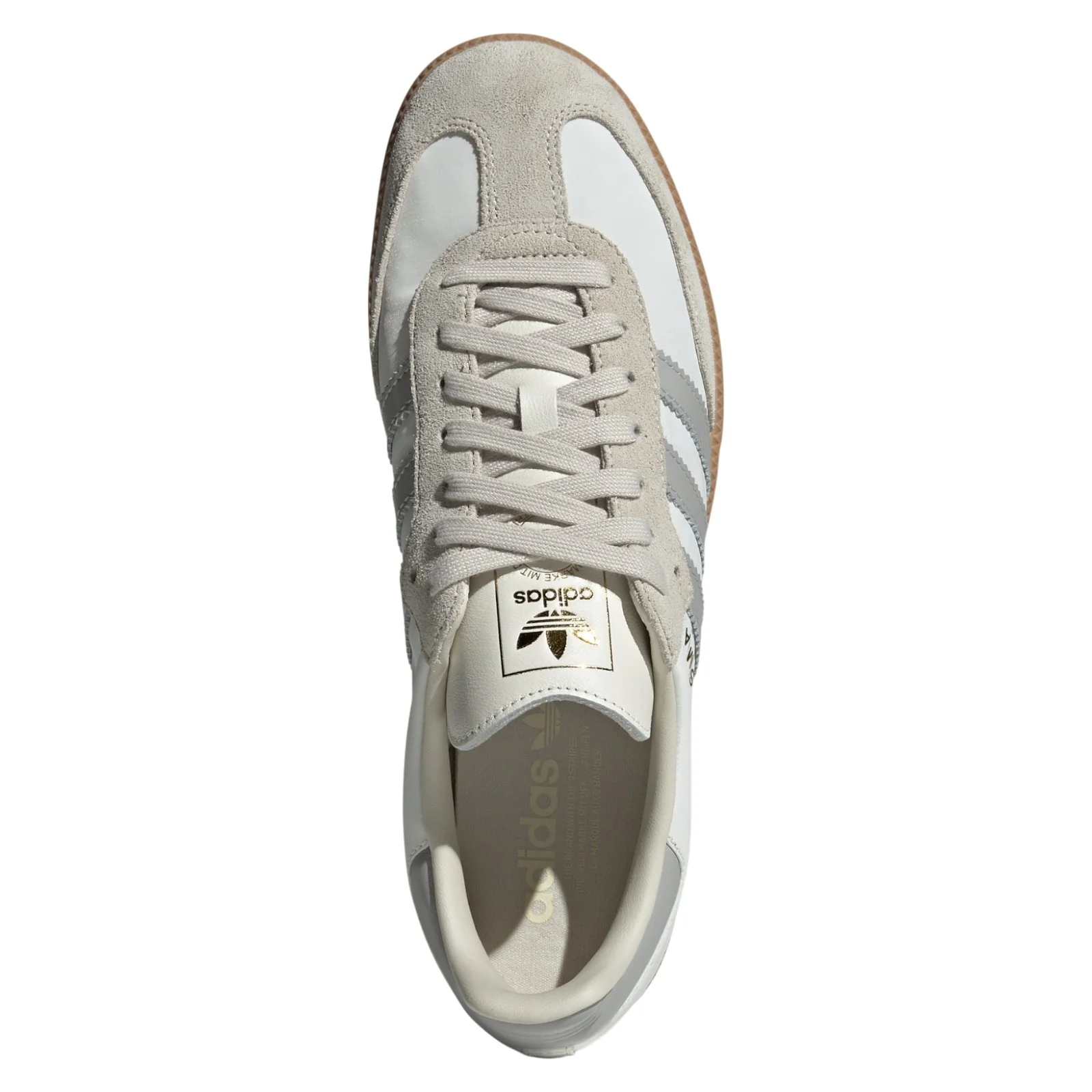 adidas Originals Samba OG Shoes - Off White / Grey Two - Image 6