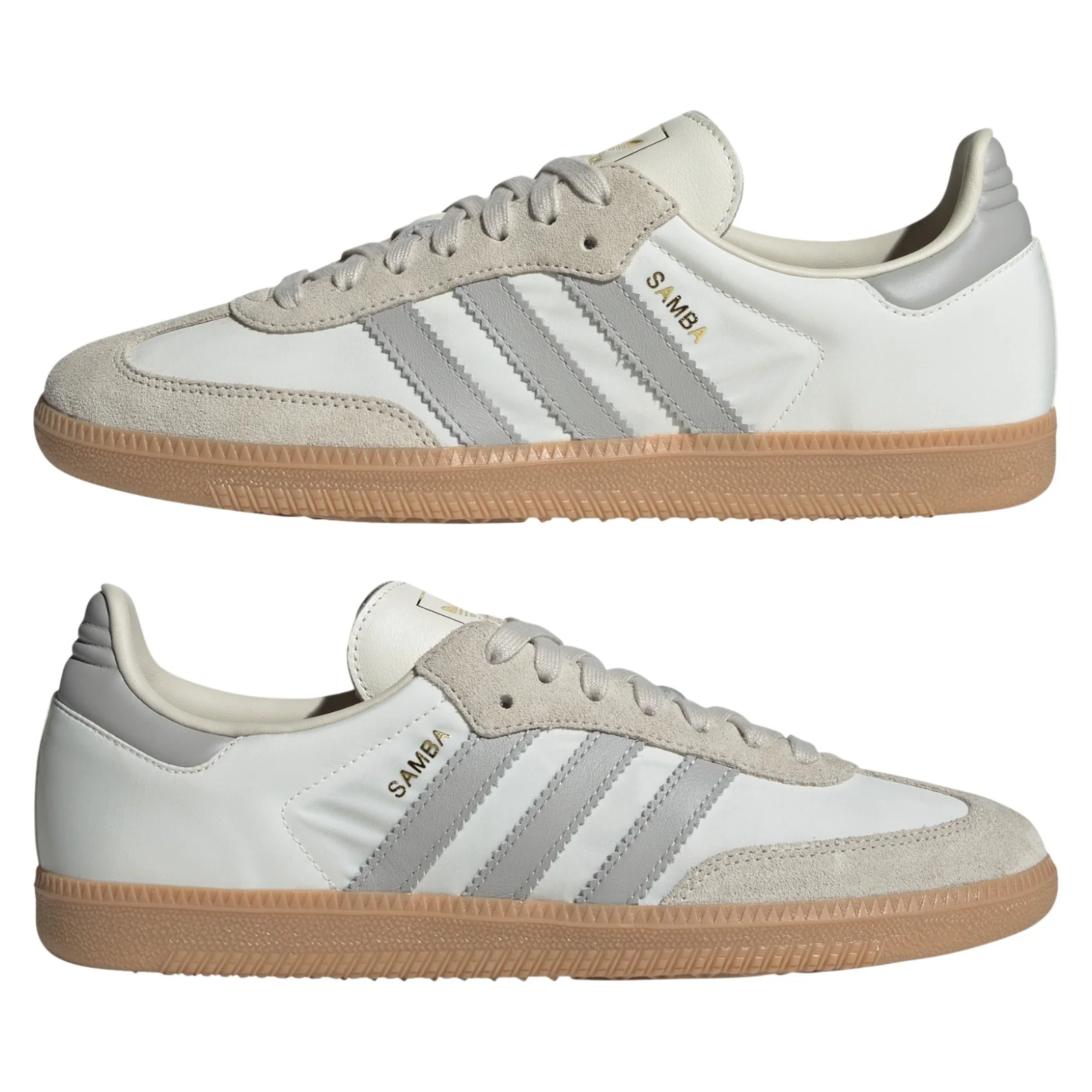 adidas Originals Samba OG Shoes - Off White / Grey Two - Image 9