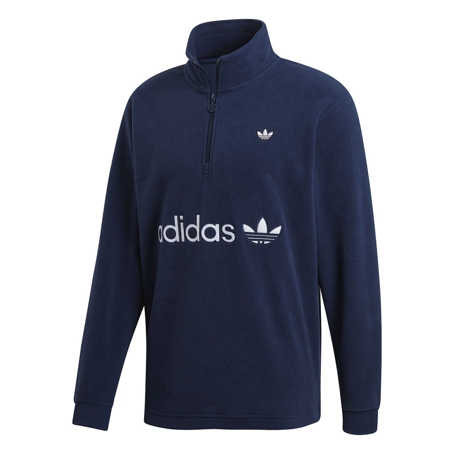 adidas Originals Samstag Half Zip Polarfleece - Night Indigo