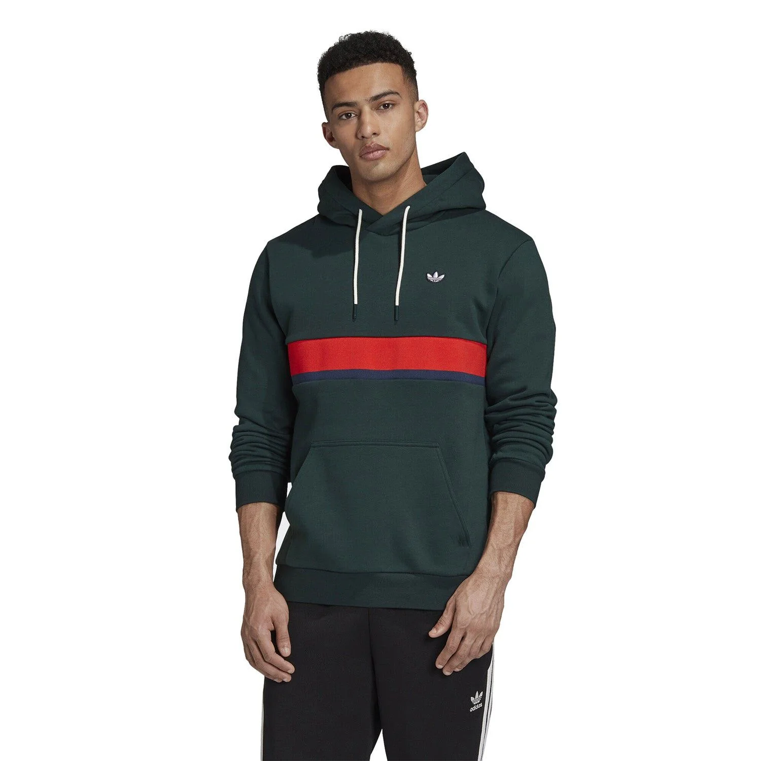 adidas Originals Samstag Hoodie - Green - Image 3