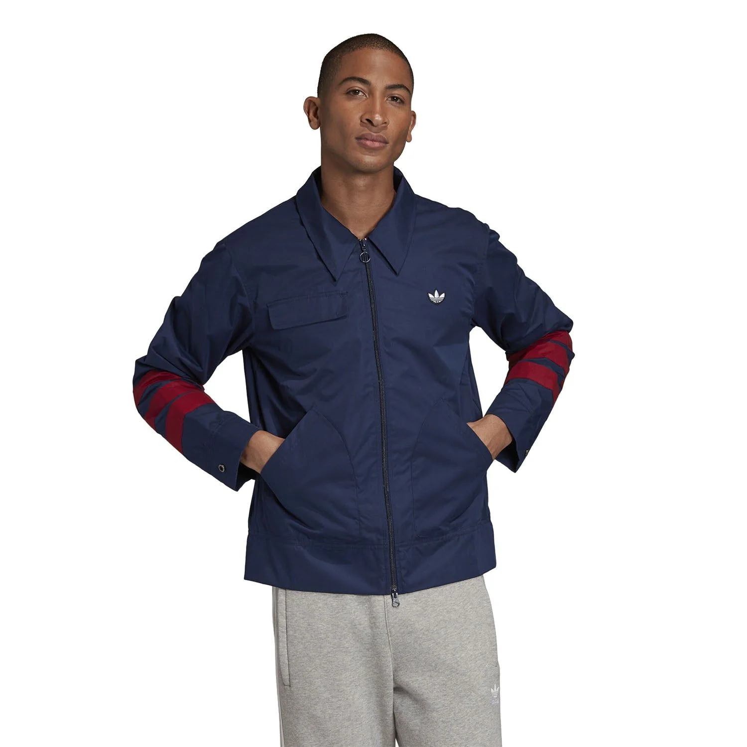 adidas Originals Samstag Jacket - Night Indigo - Image 3