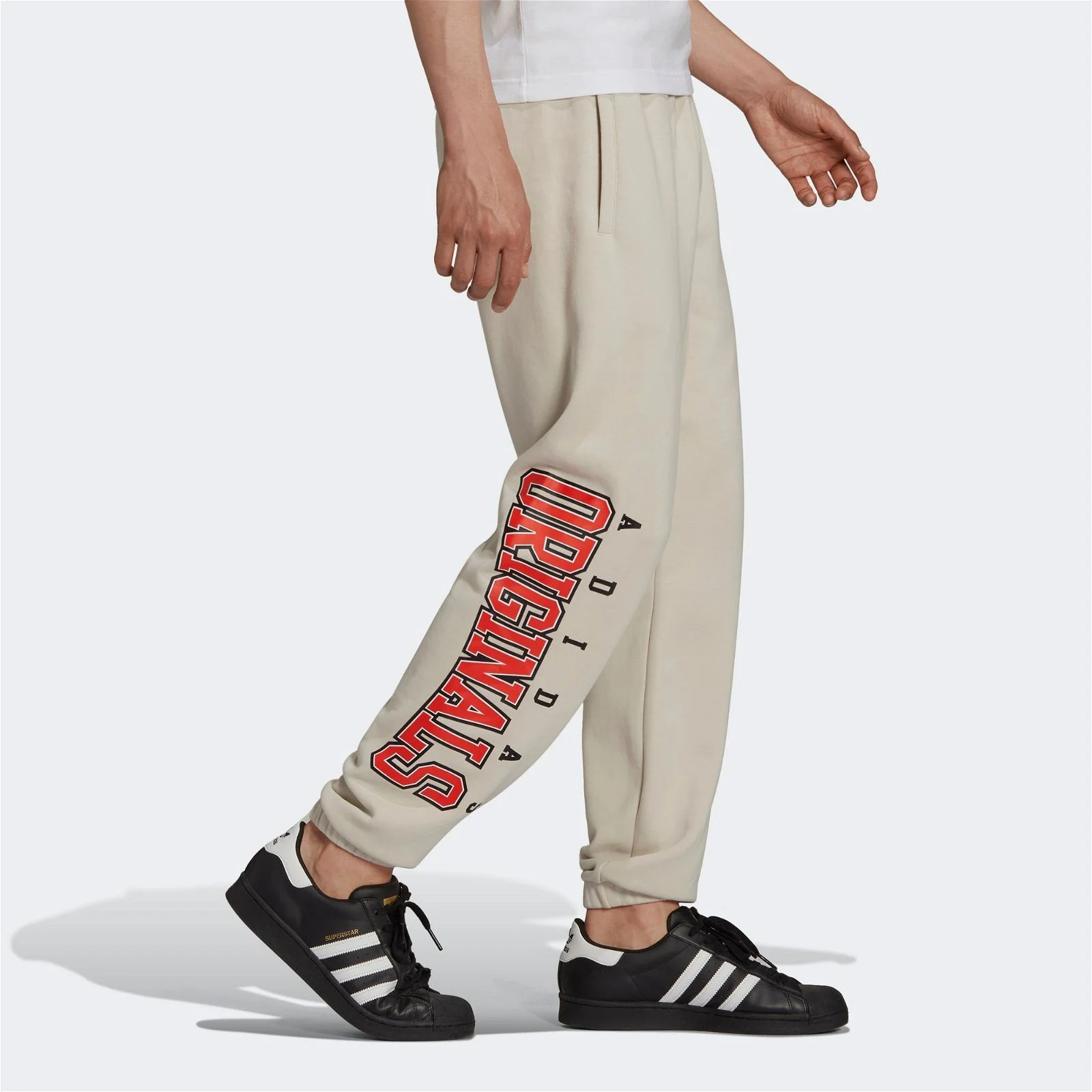 adidas Originals Script Joggers - Beige - Image 2