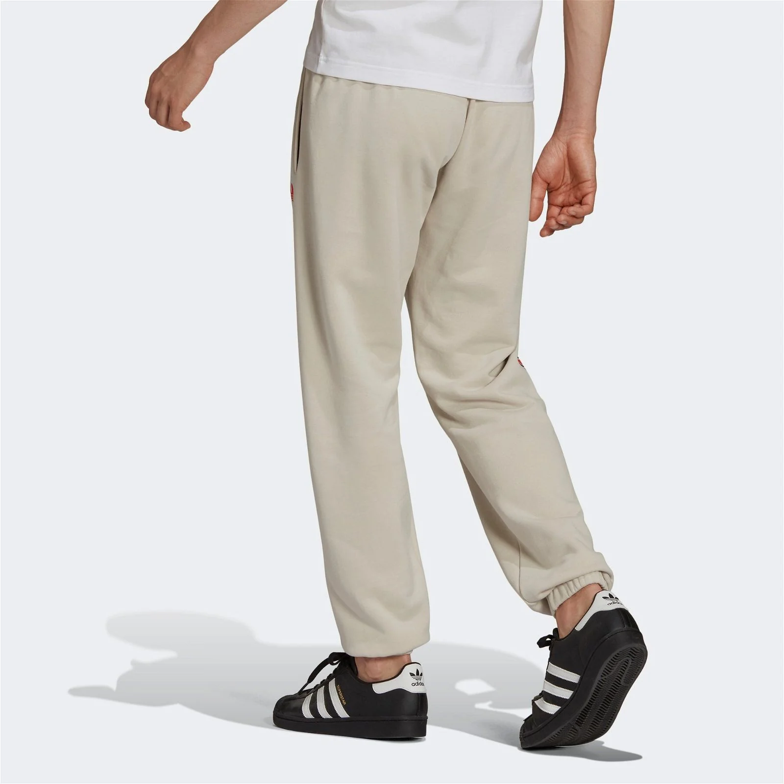 adidas Originals Script Joggers - Beige - Image 3