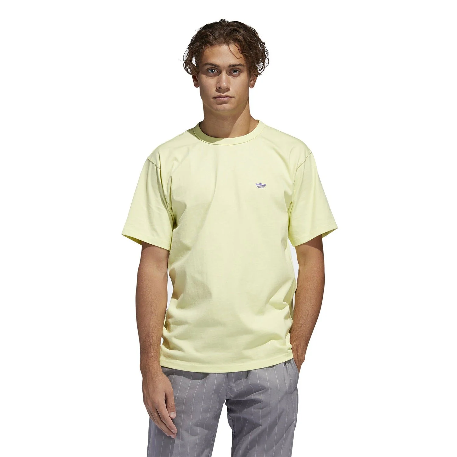 adidas Originals Shmoo Logo T-Shirt - Yellow - Image 3
