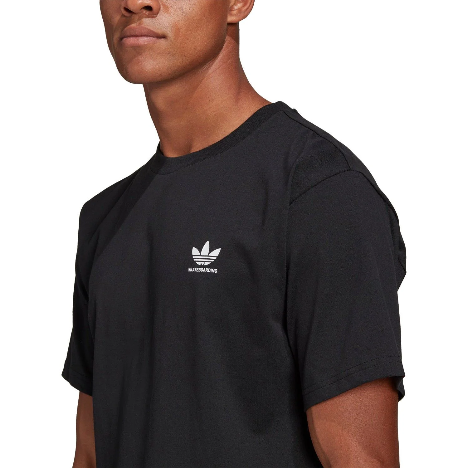 adidas Originals Skateboarding 2.0 Logo Tee - Black / White - Image 3