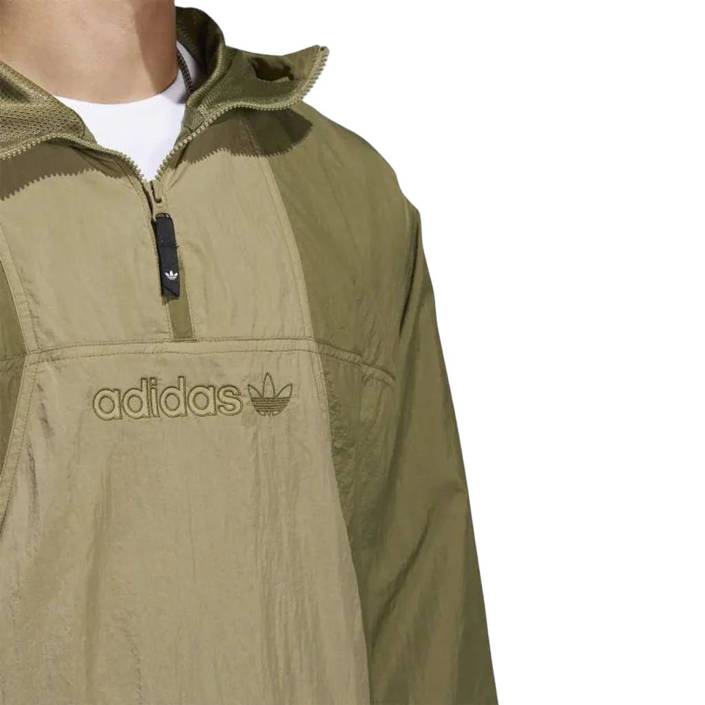 adidas Originals Skateboarding Anorak Windbreaker Jacket - Green - Image 4