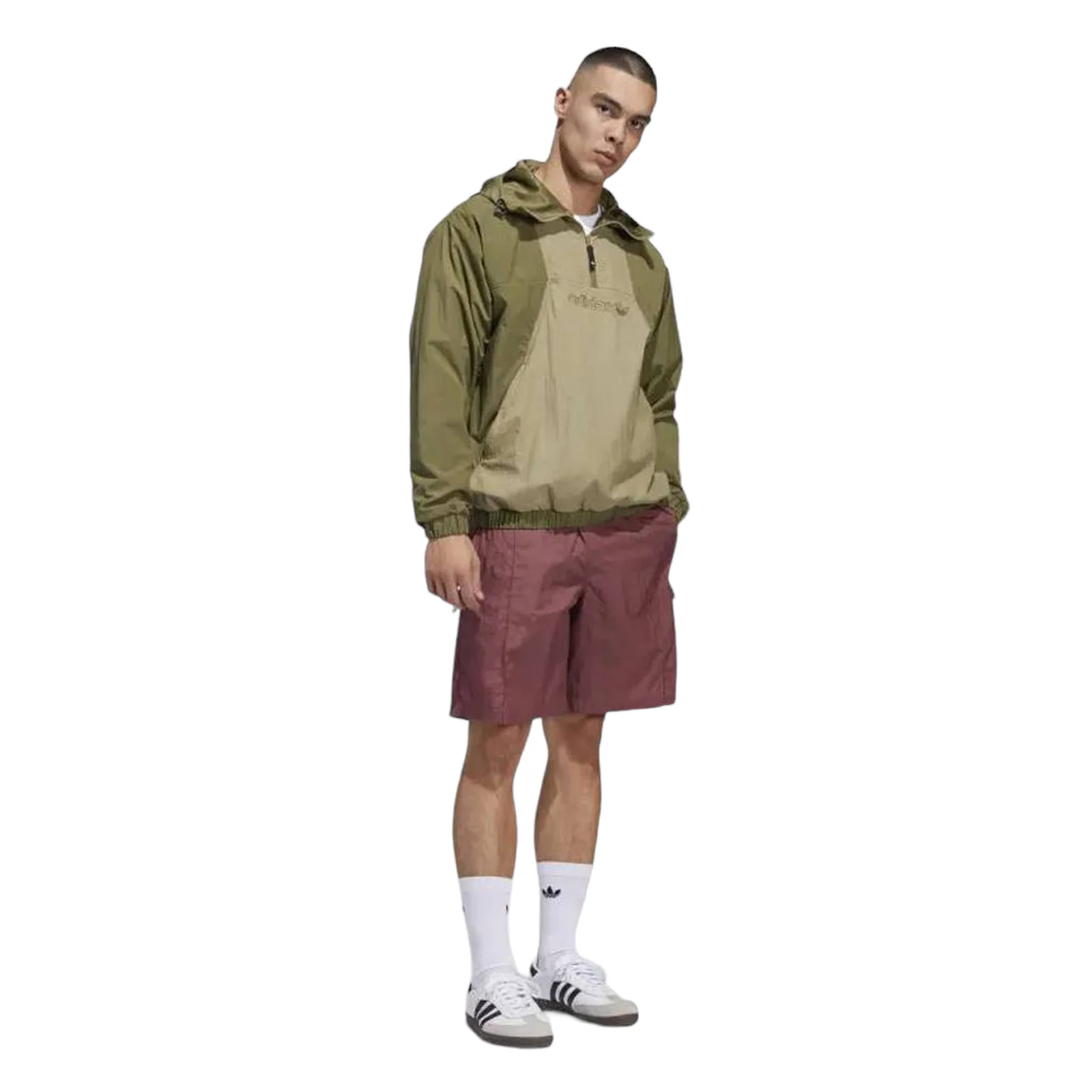 adidas Originals Skateboarding Anorak Windbreaker Jacket - Green - Image 6