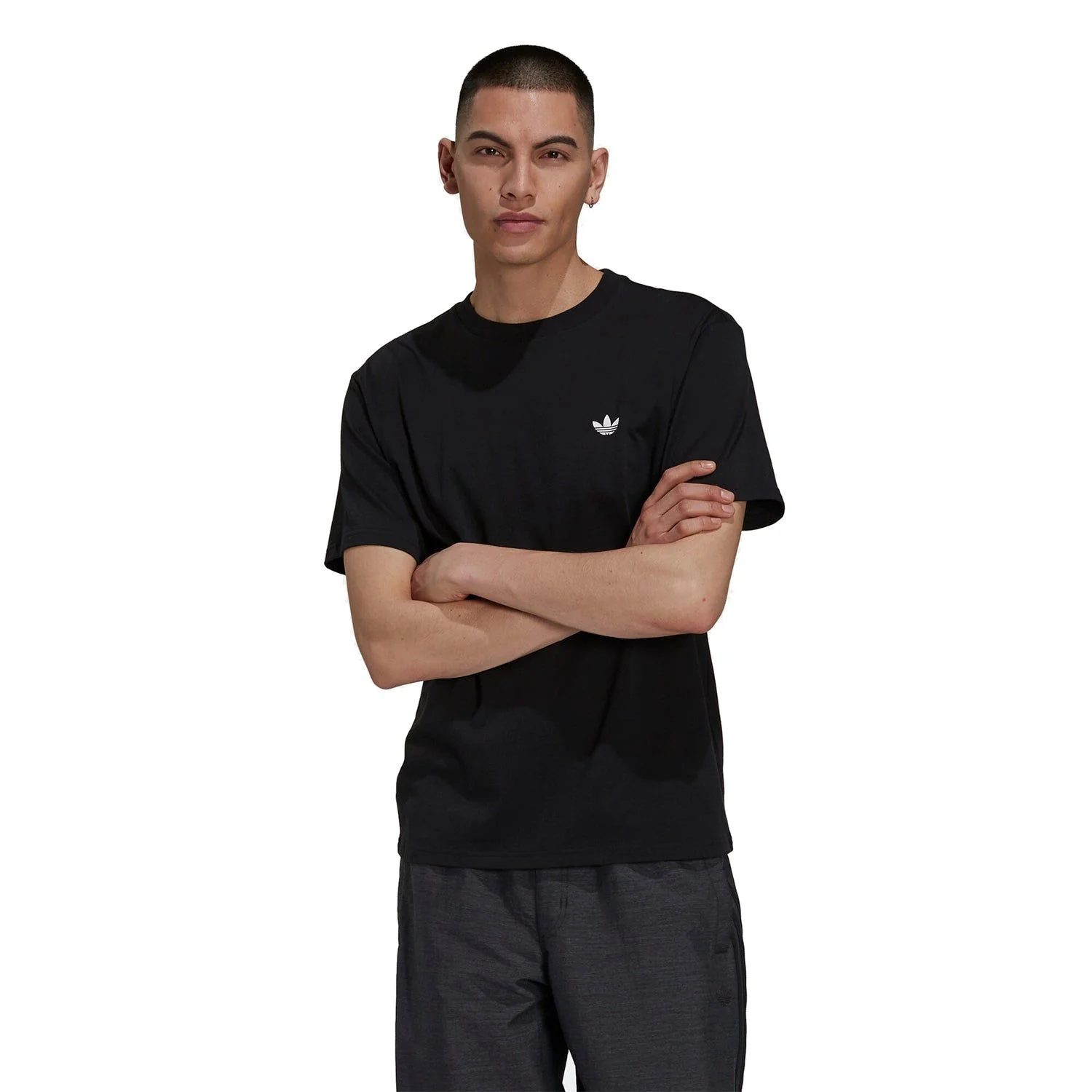 adidas Originals Skateboarding Gender Neutral 4.0 Logo T-Shirt - Black - Image 2