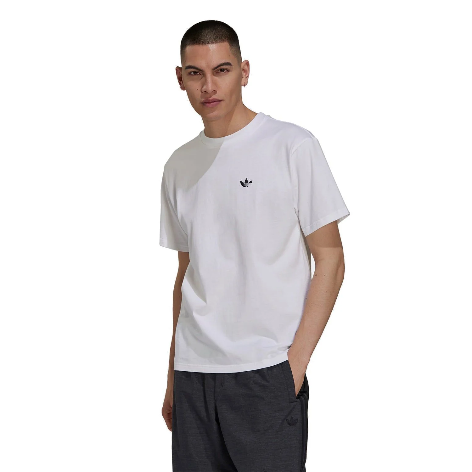 adidas Originals Skateboarding Gender Neutral 4.0 Logo Tee - White - Image 2