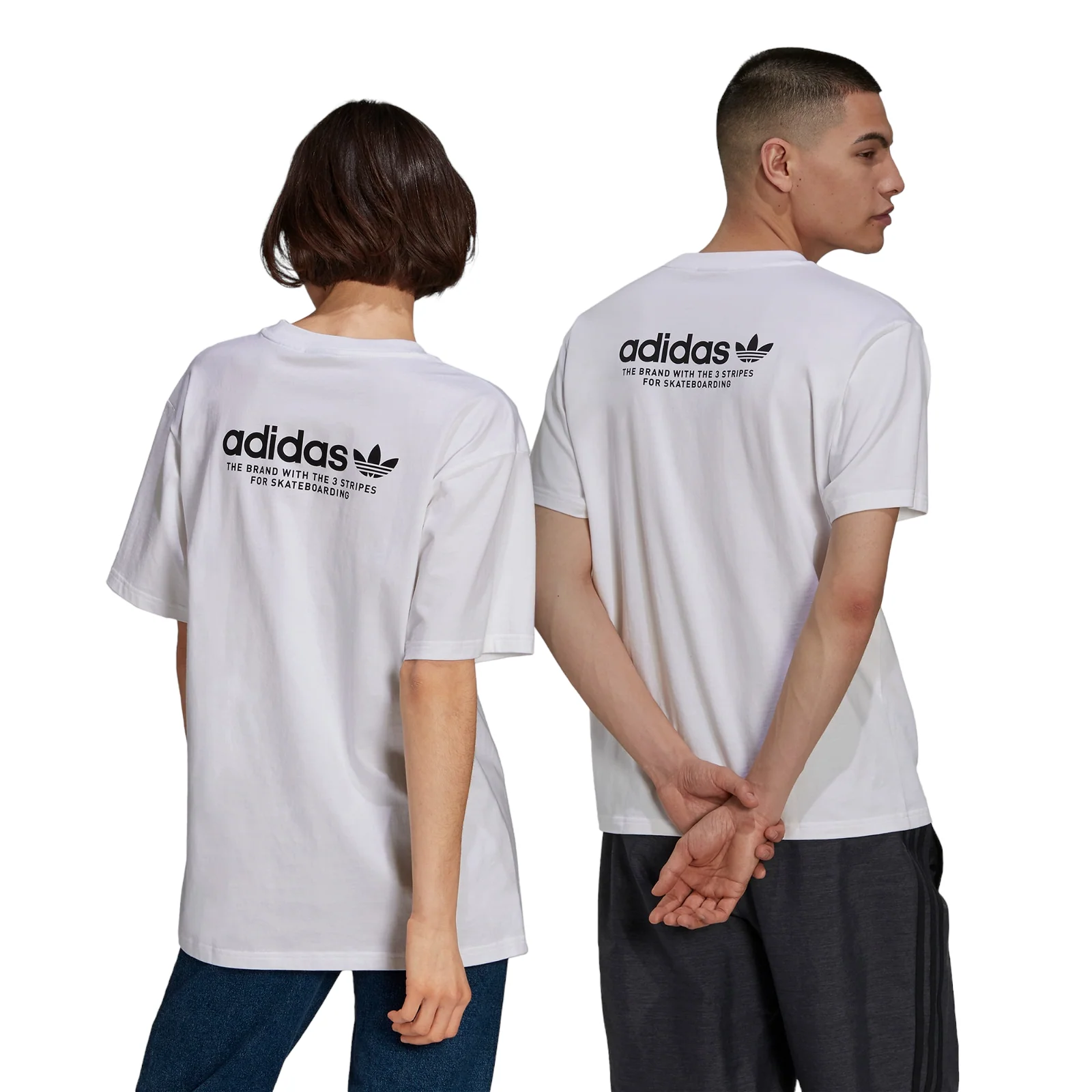 adidas Originals Skateboarding Gender Neutral 4.0 Logo Tee - White - Image 4
