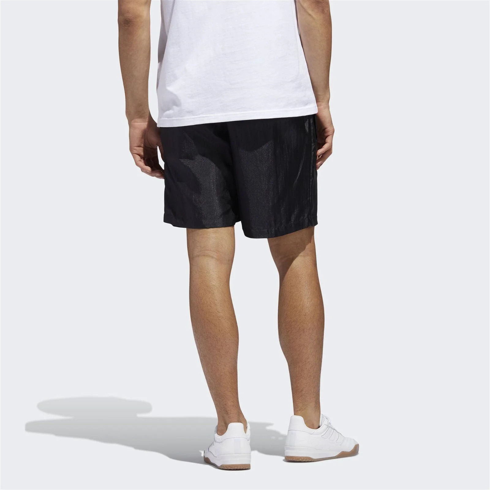 adidas Originals Skateboarding Satin Shorts - Black - Image 5