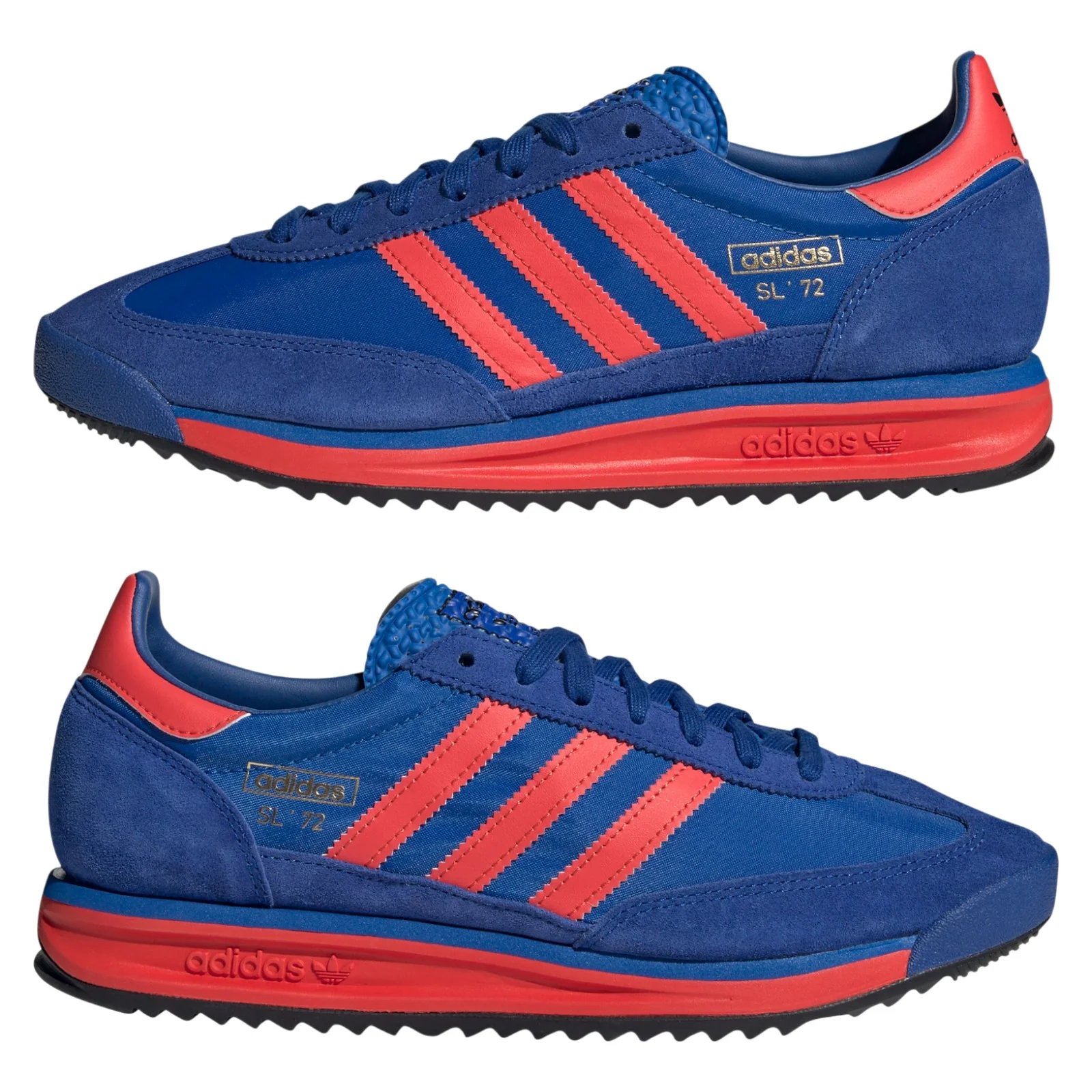 adidas Originals SL 72 RS Shoes - Blue / Bright Red / Royal Blue - Image 8