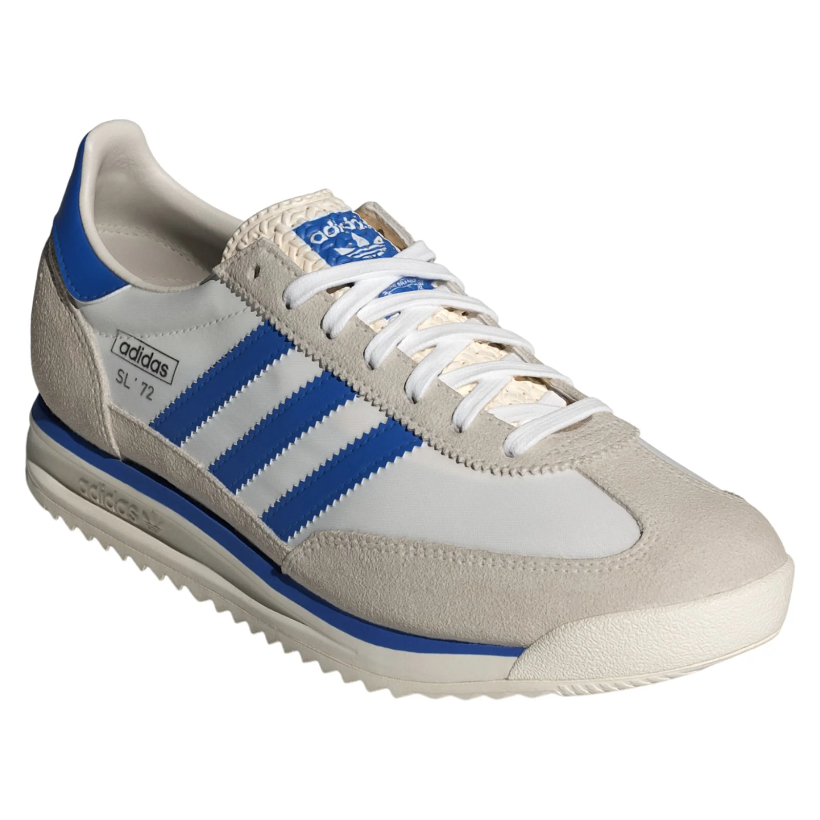 adidas Originals SL 72 RS Shoes - Chalk White / Blue - Image 2