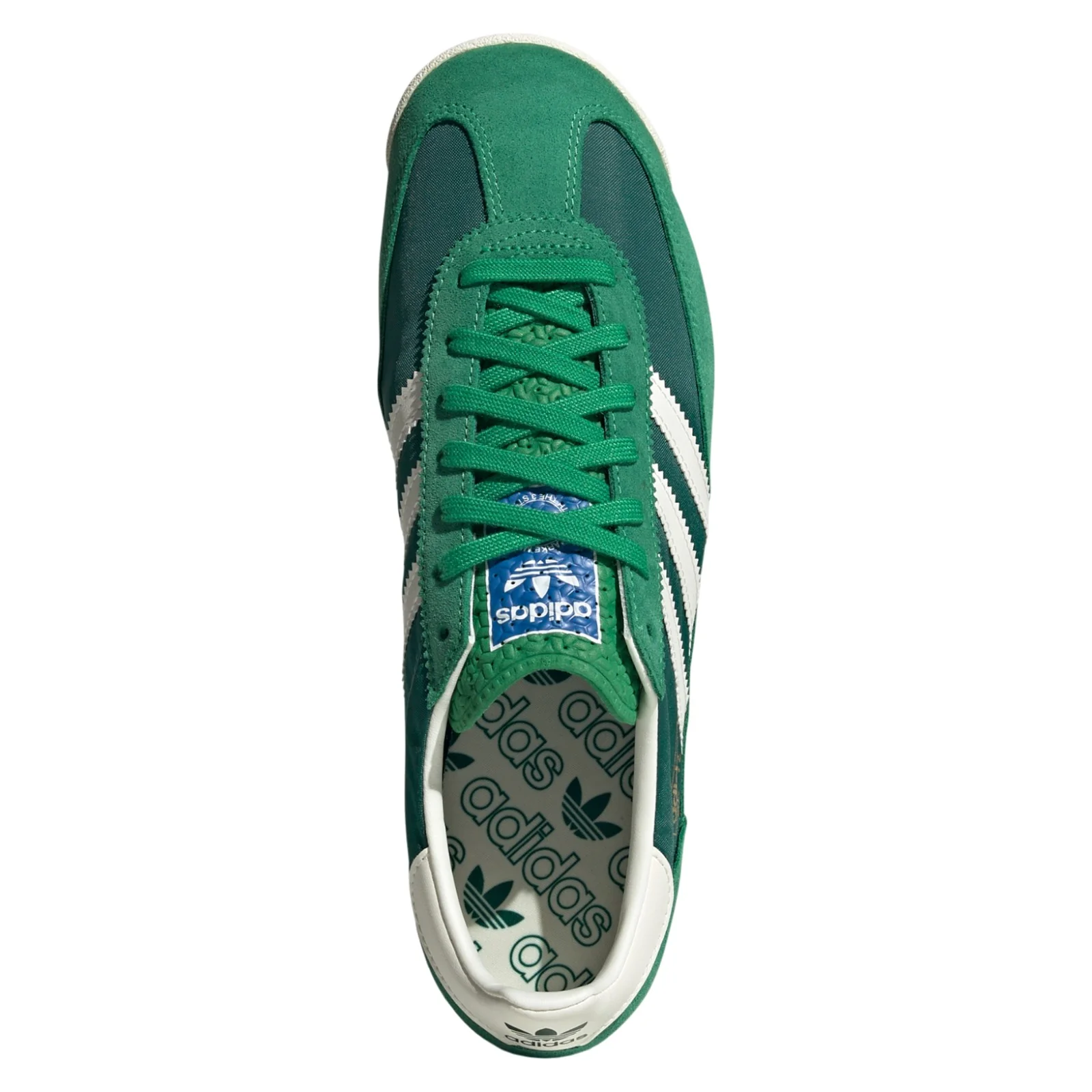 adidas Originals SL 72 RS Shoes - Collegiate Green / Core White - Image 6