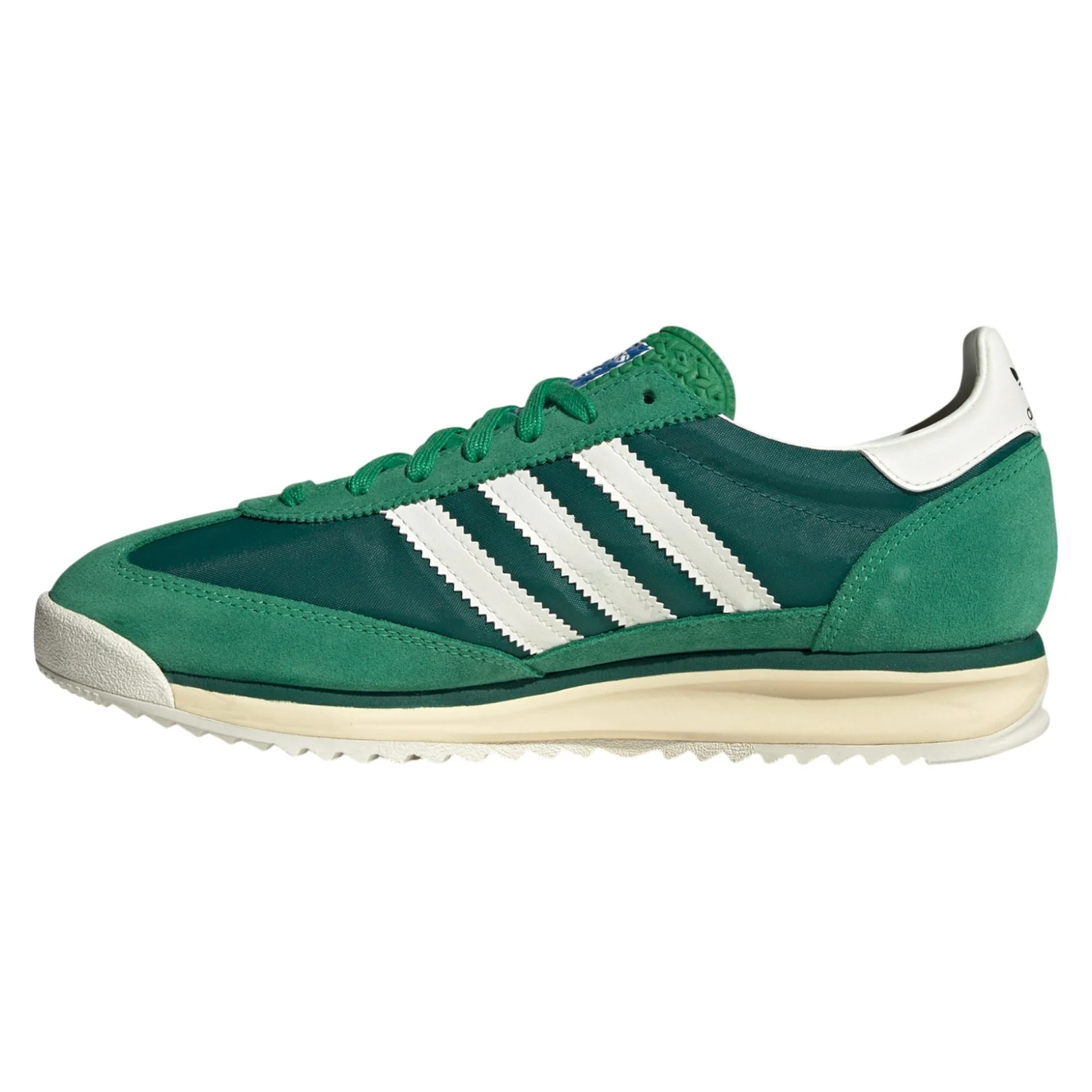 adidas Originals SL 72 RS Shoes - Collegiate Green / Core White - Image 8
