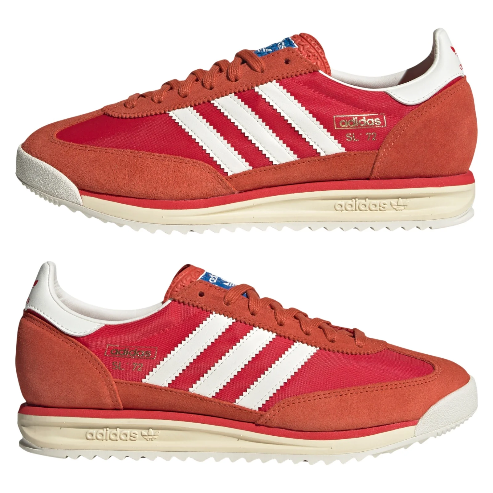 adidas Originals SL 72 RS Shoes - Preloved Red / Core White - Image 9