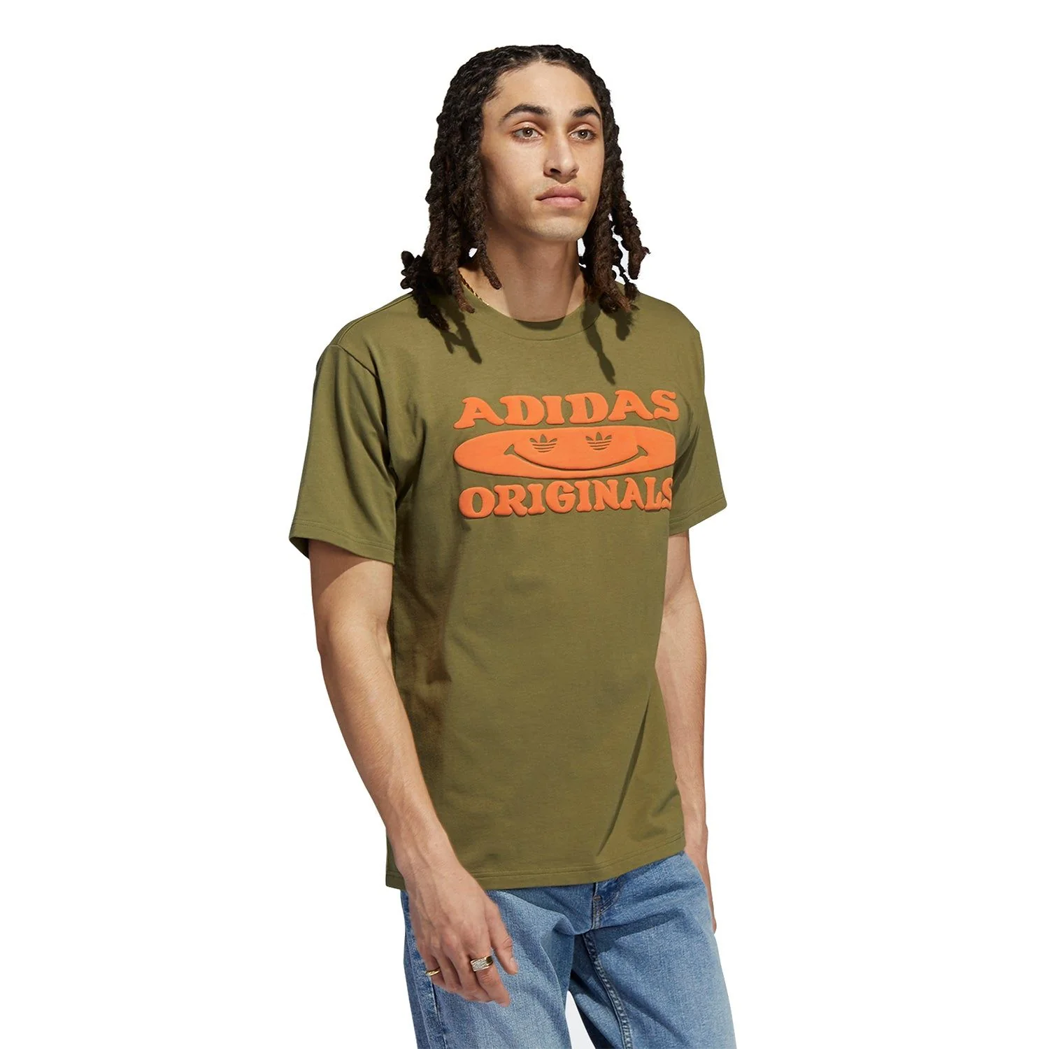 adidas Originals Smile Tee - Green - Image 2