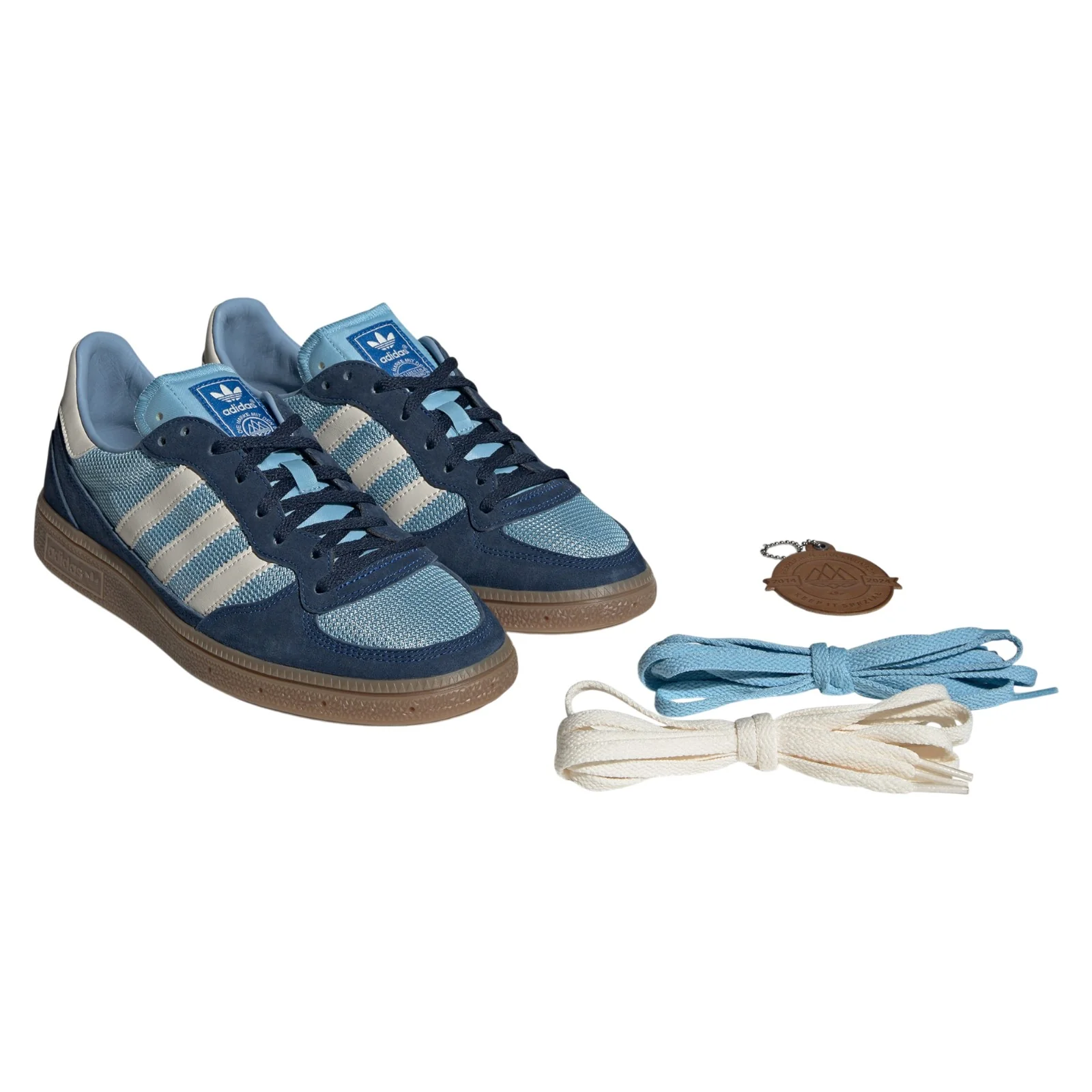 adidas Originals Spezial Handball Pro SPZL Trainers - Clear Blue / Chalk White - Image 10