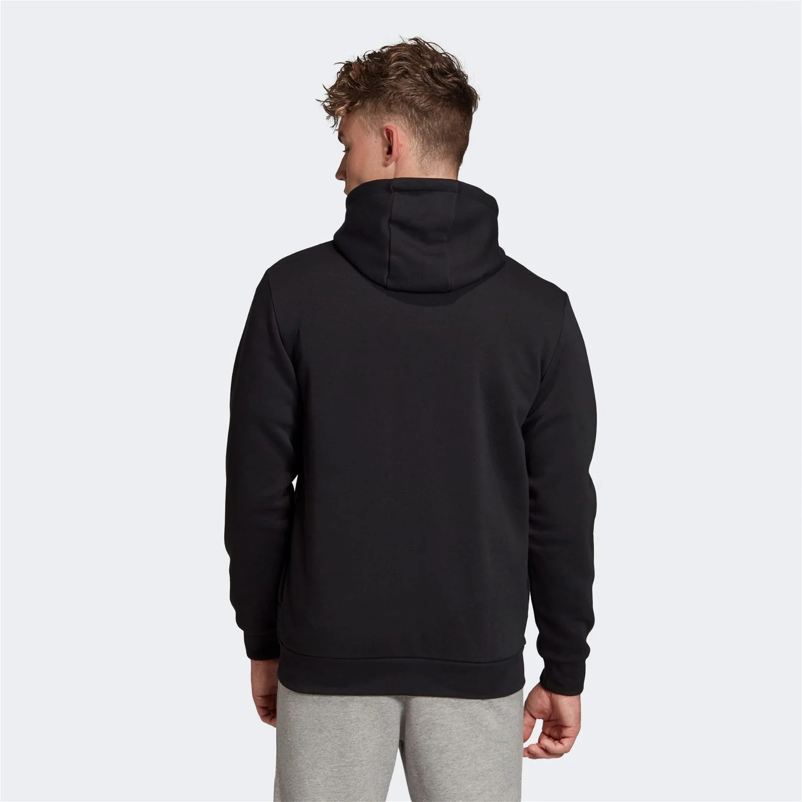 adidas Originals Sport Icon Full Zip Hoodie - Black - Image 4