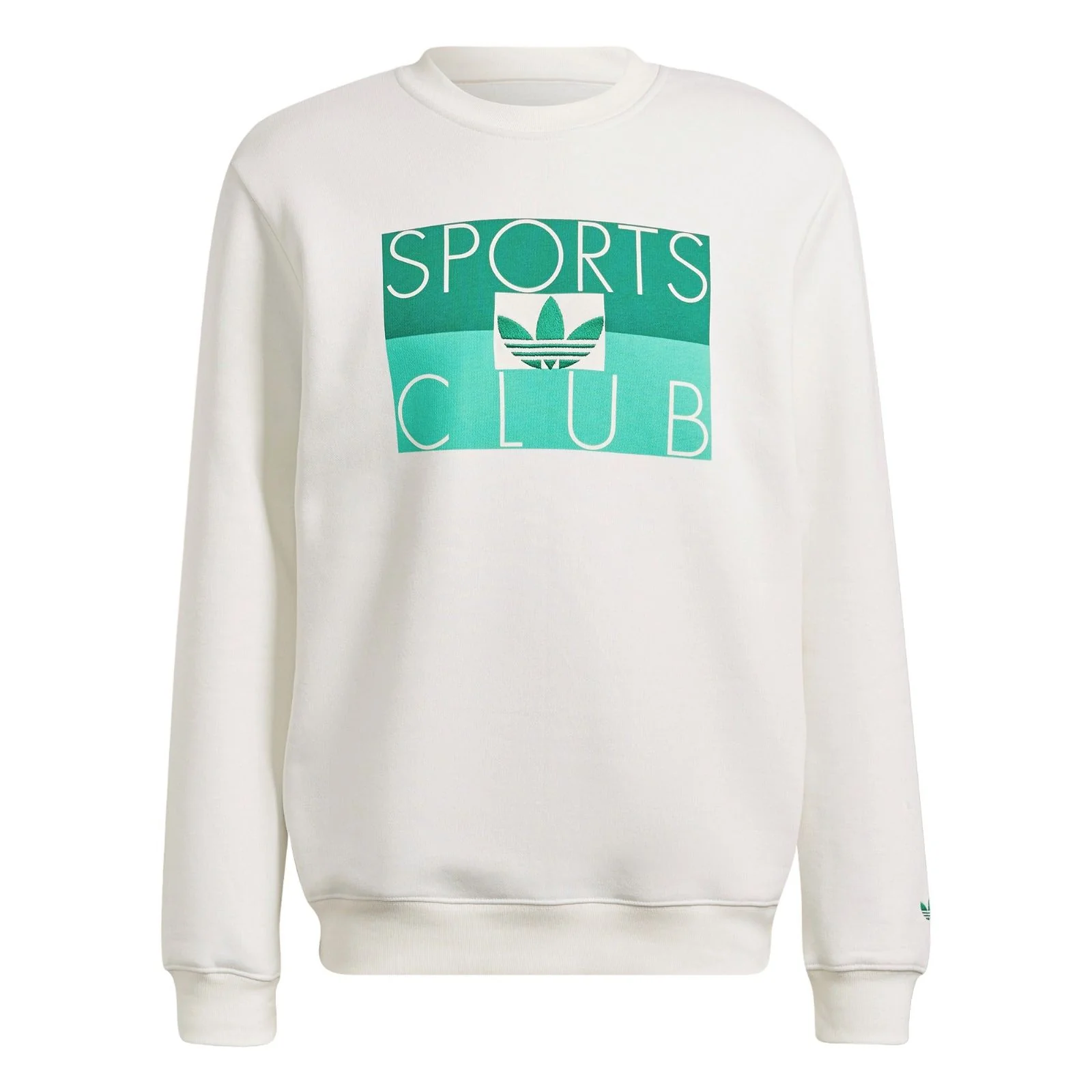 adidas Originals Sports Club Crew Neck Sweatshirt - White