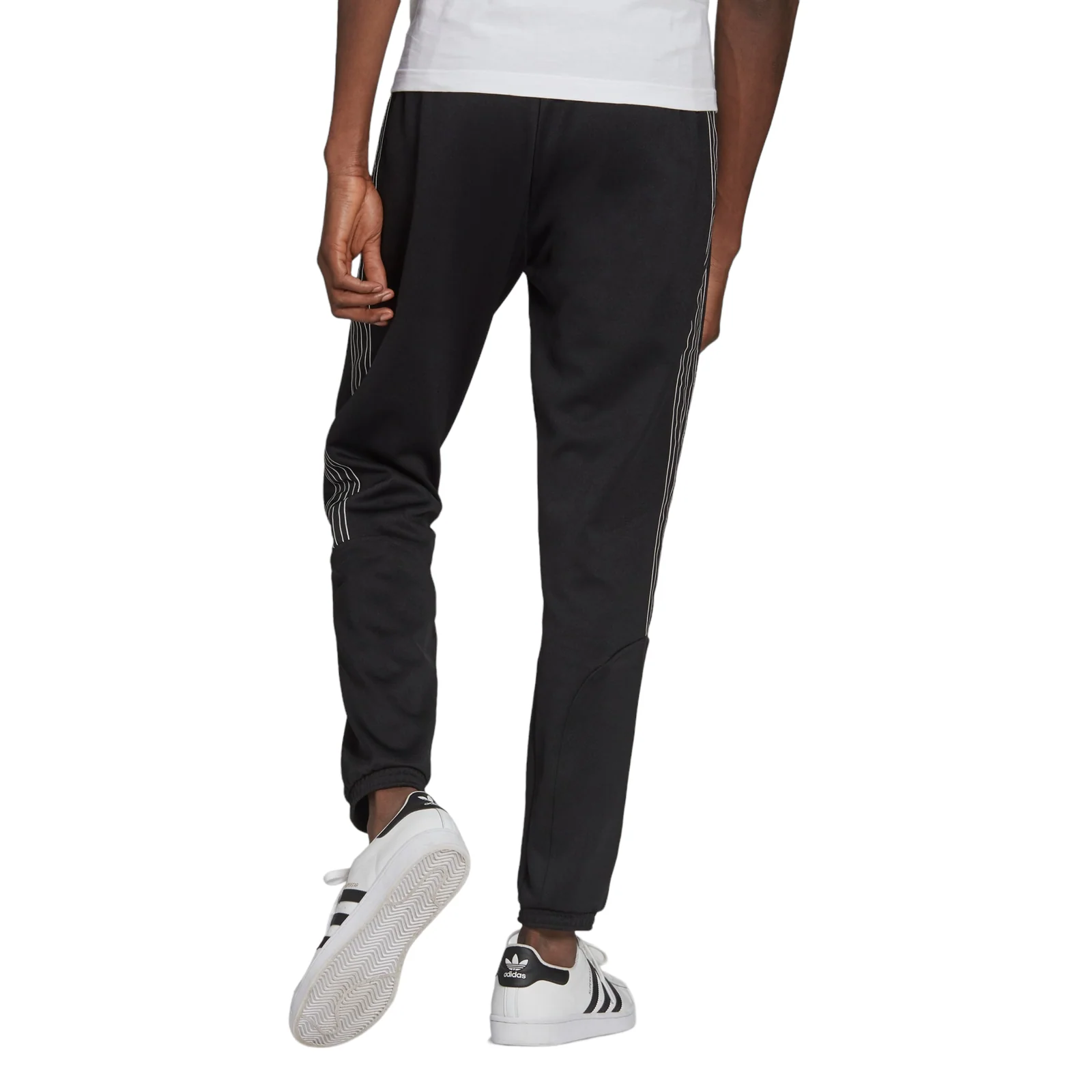 adidas Originals SPRT 3-Stripes Bottoms - Black - Image 2